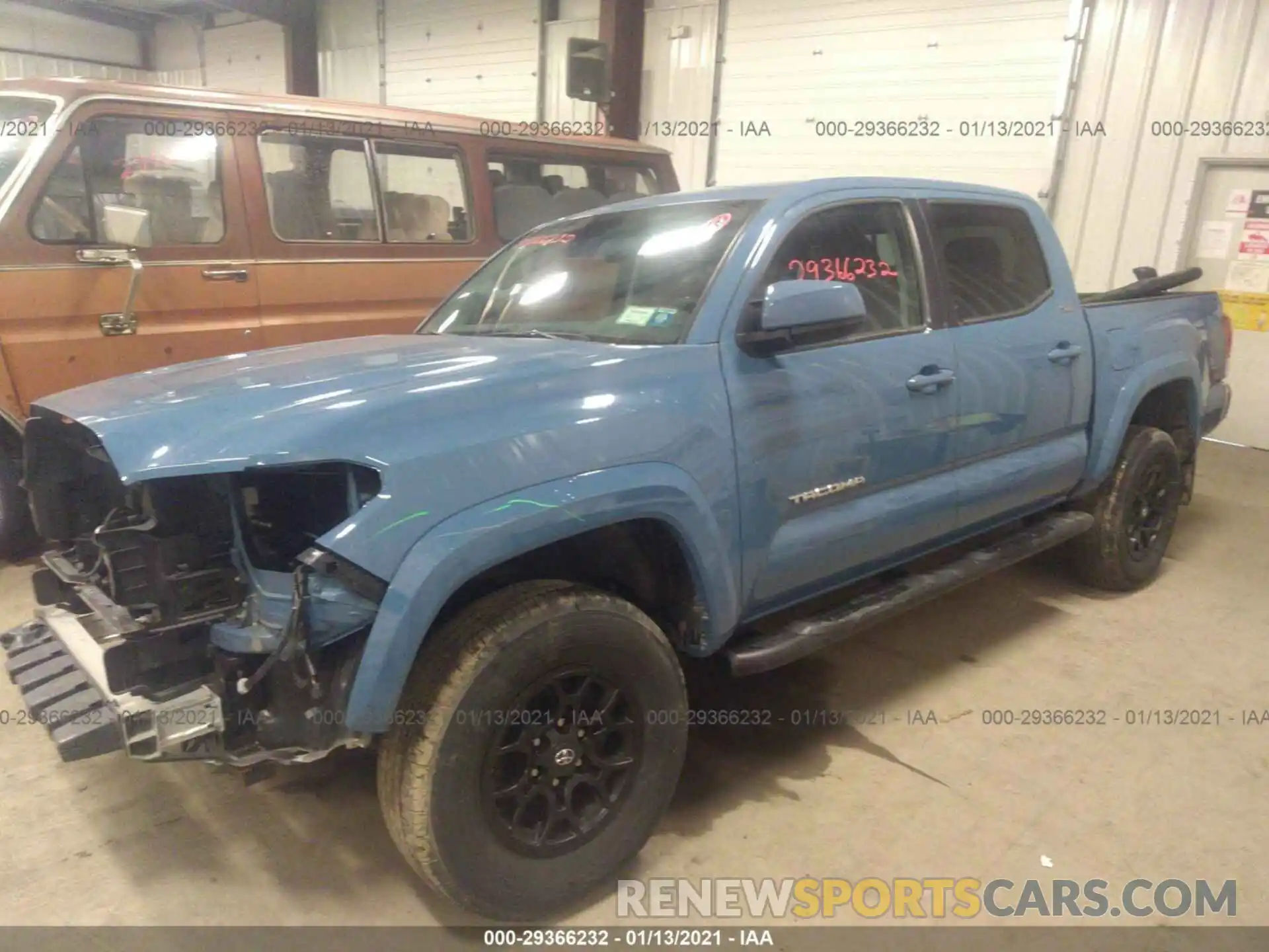 2 Photograph of a damaged car 3TMCZ5AN2KM197389 TOYOTA TACOMA 4WD 2019