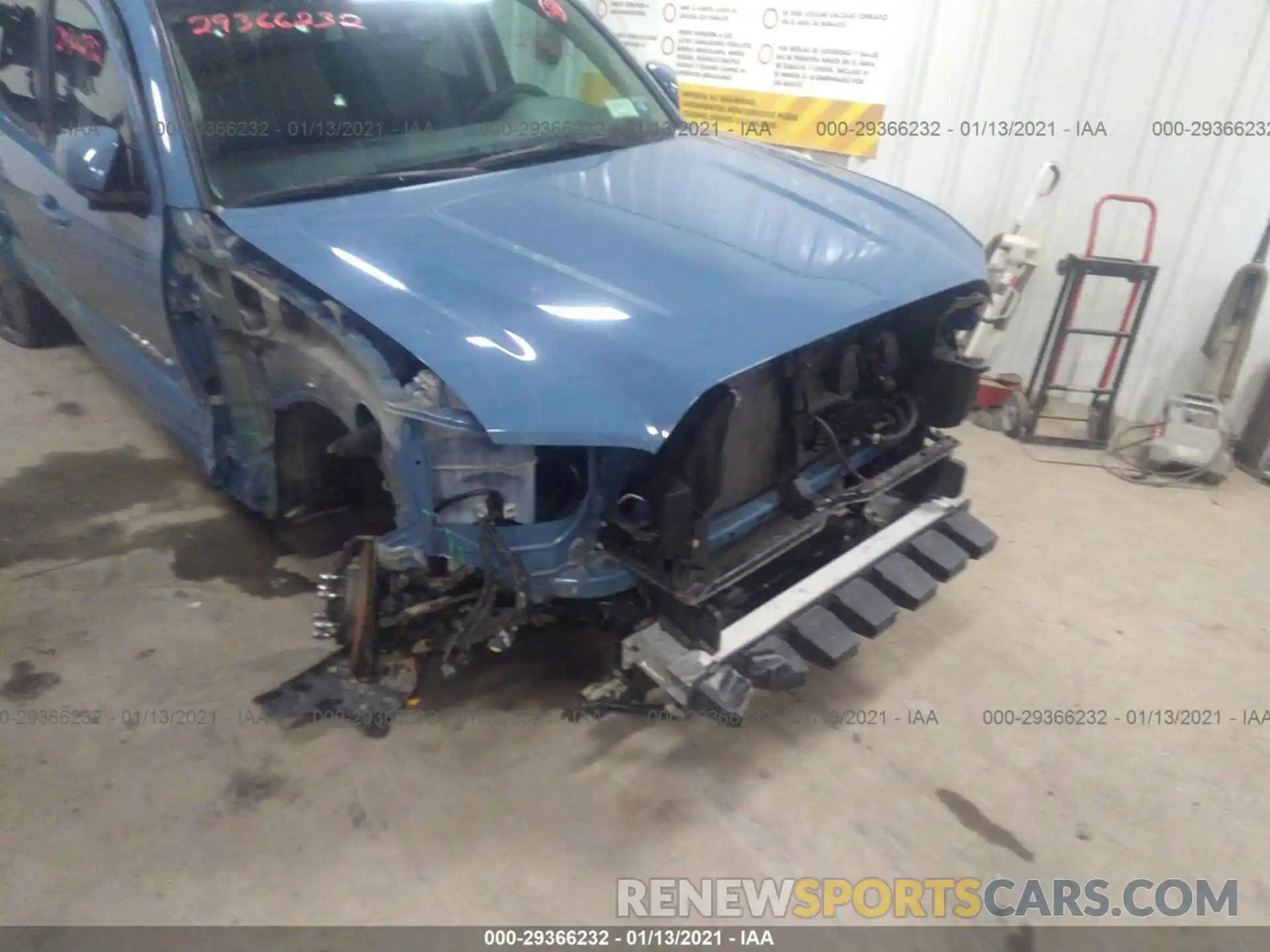 6 Photograph of a damaged car 3TMCZ5AN2KM197389 TOYOTA TACOMA 4WD 2019