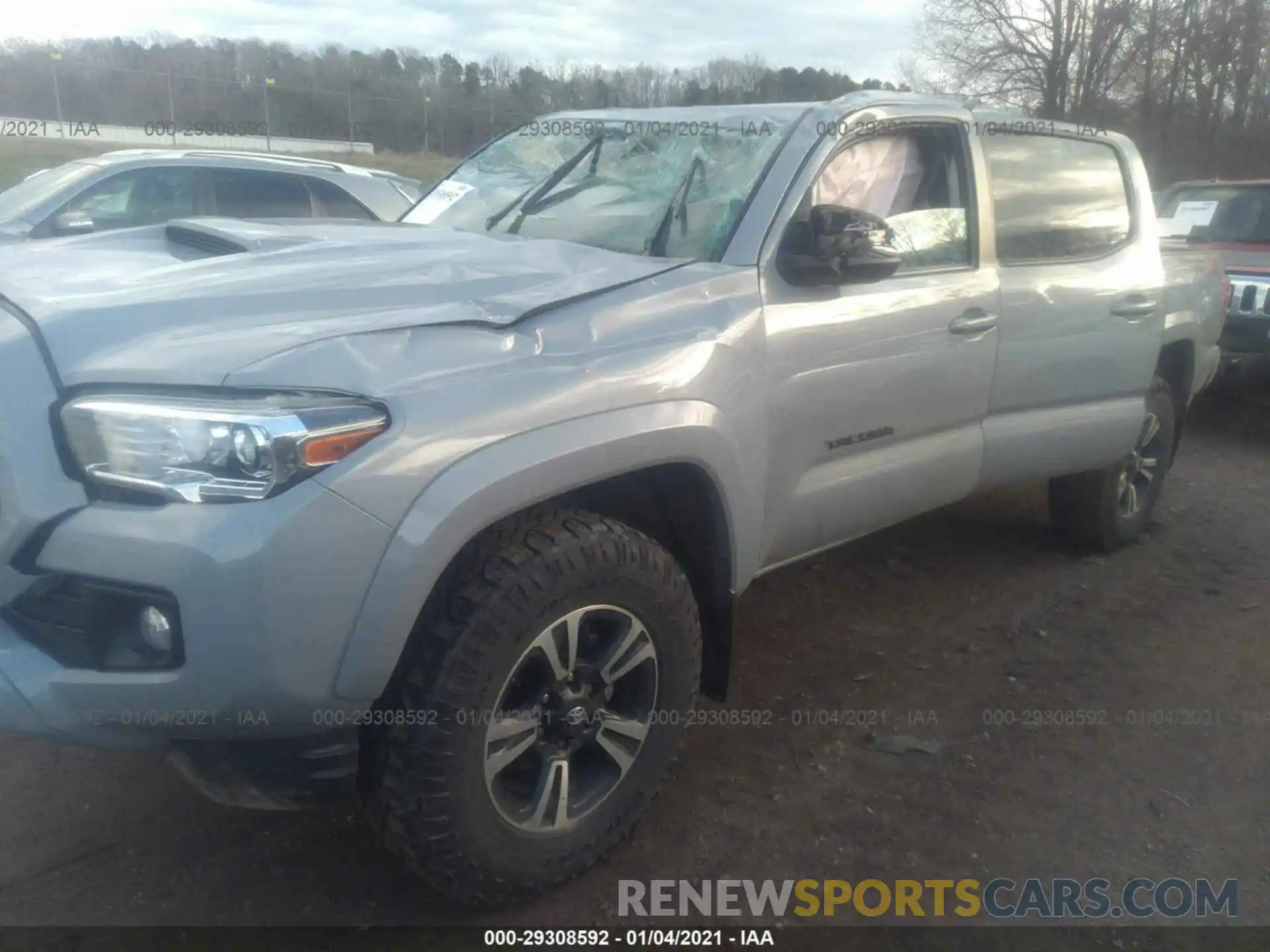 2 Photograph of a damaged car 3TMCZ5AN2KM209279 TOYOTA TACOMA 4WD 2019