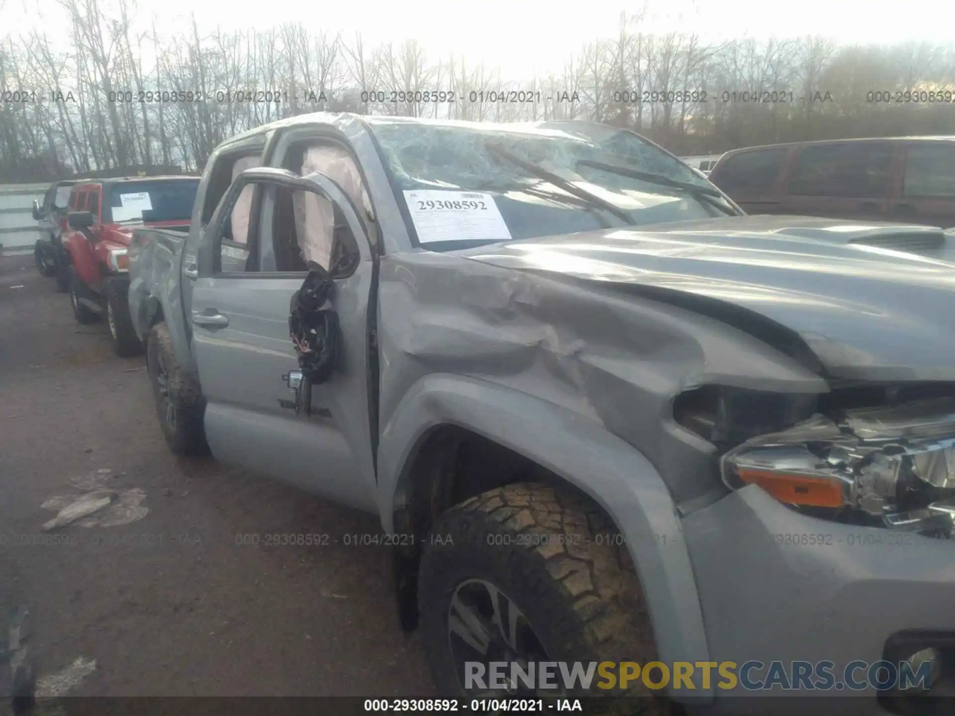 6 Photograph of a damaged car 3TMCZ5AN2KM209279 TOYOTA TACOMA 4WD 2019