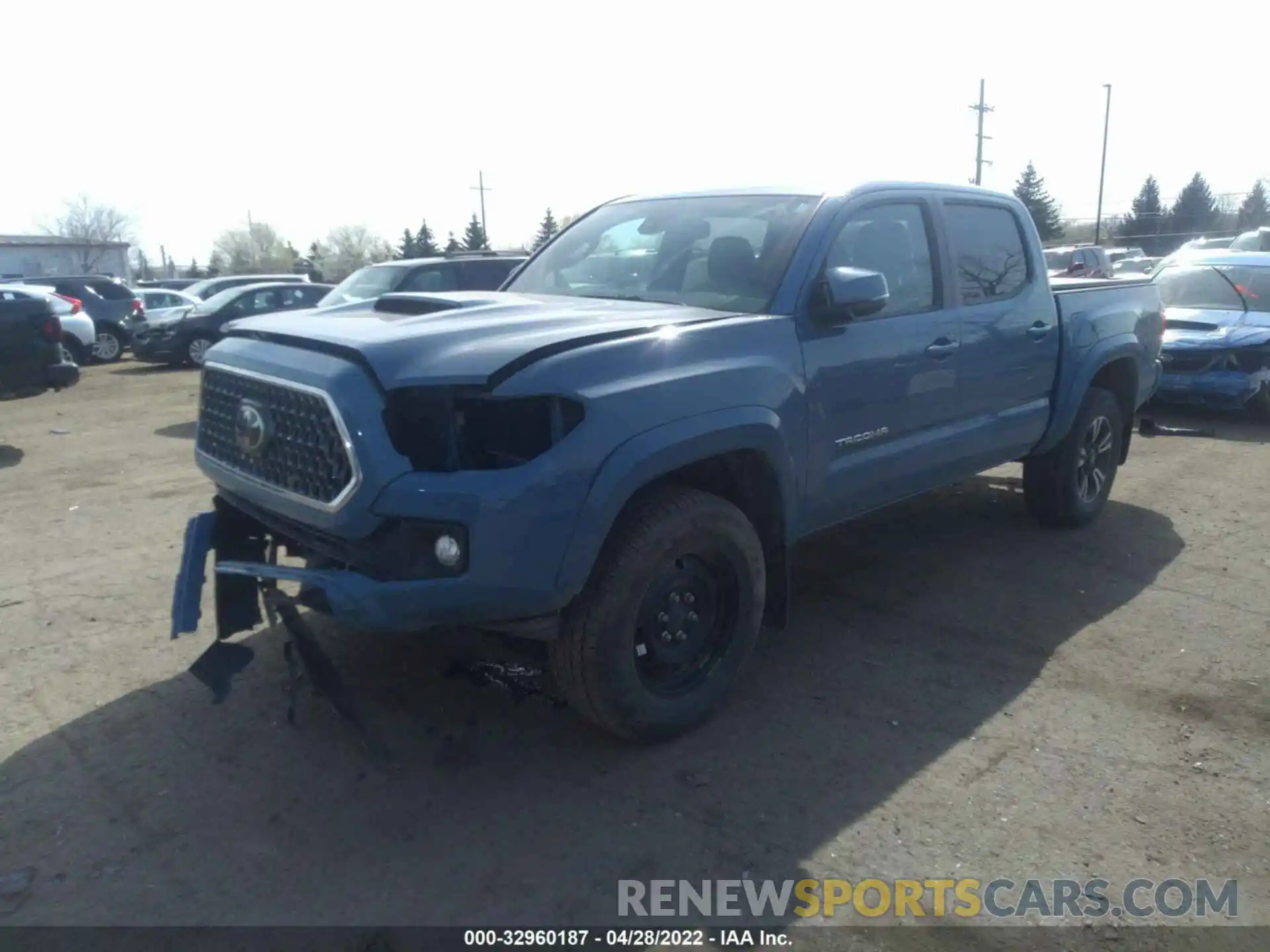 2 Photograph of a damaged car 3TMCZ5AN2KM211453 TOYOTA TACOMA 4WD 2019