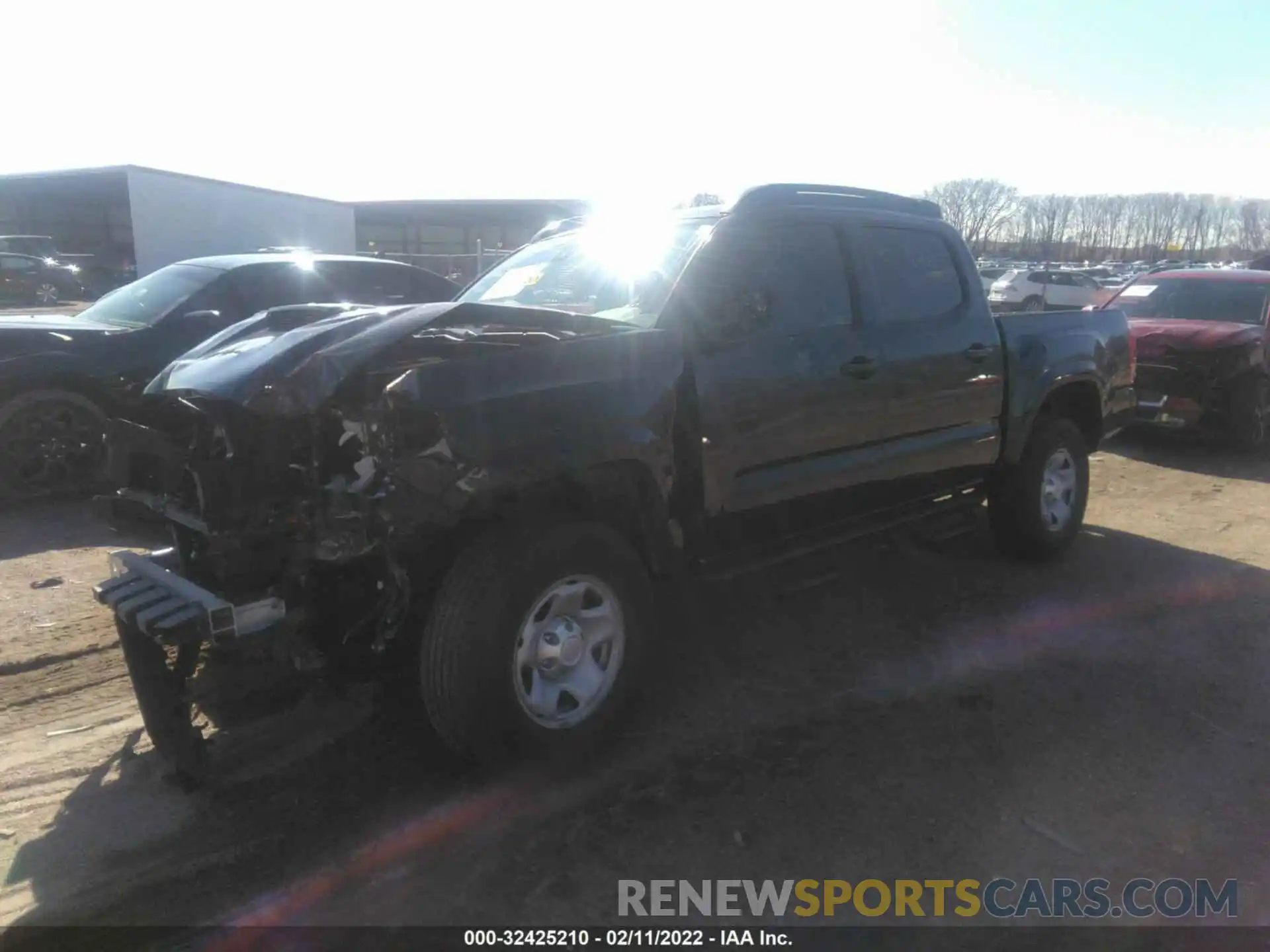 2 Photograph of a damaged car 3TMCZ5AN2KM218970 TOYOTA TACOMA 4WD 2019