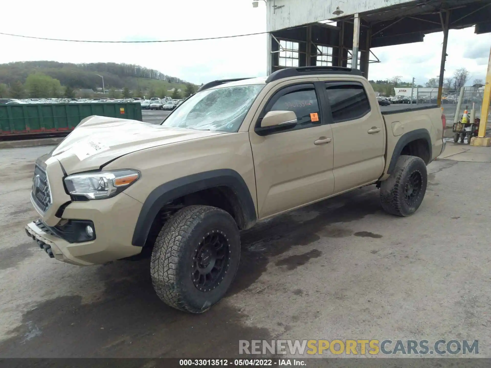 2 Photograph of a damaged car 3TMCZ5AN2KM227443 TOYOTA TACOMA 4WD 2019