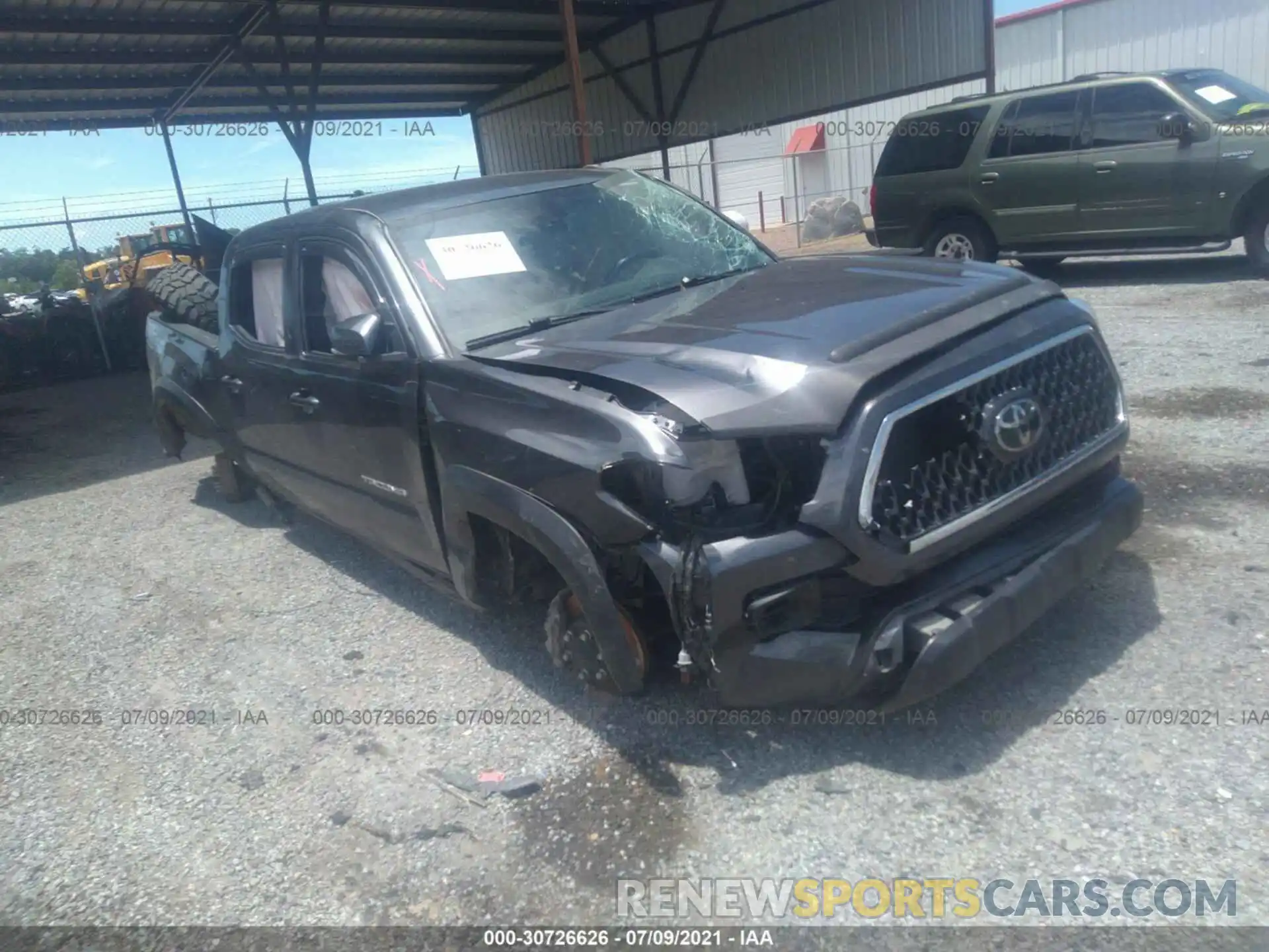 1 Photograph of a damaged car 3TMCZ5AN2KM241360 TOYOTA TACOMA 4WD 2019