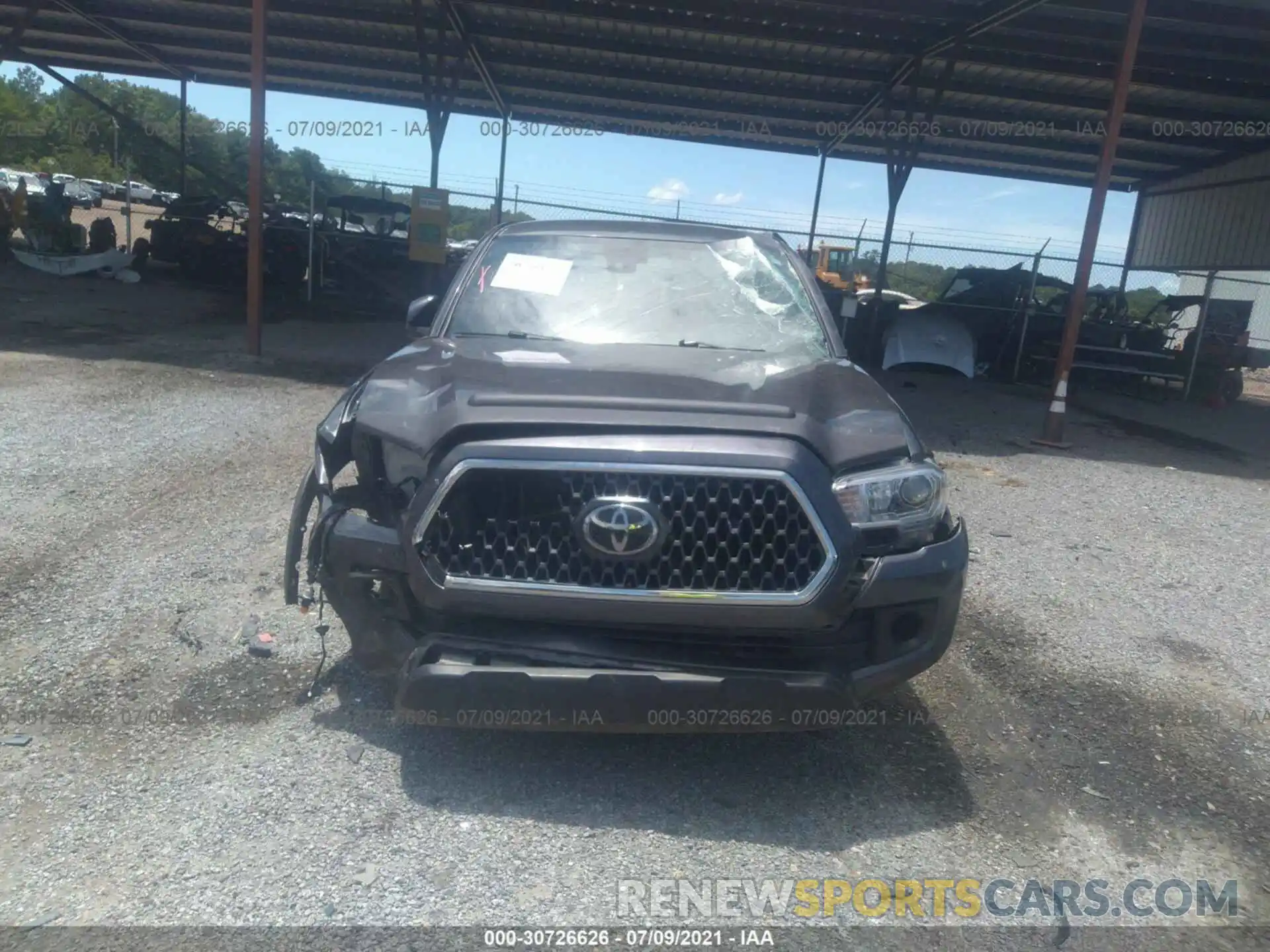 6 Photograph of a damaged car 3TMCZ5AN2KM241360 TOYOTA TACOMA 4WD 2019