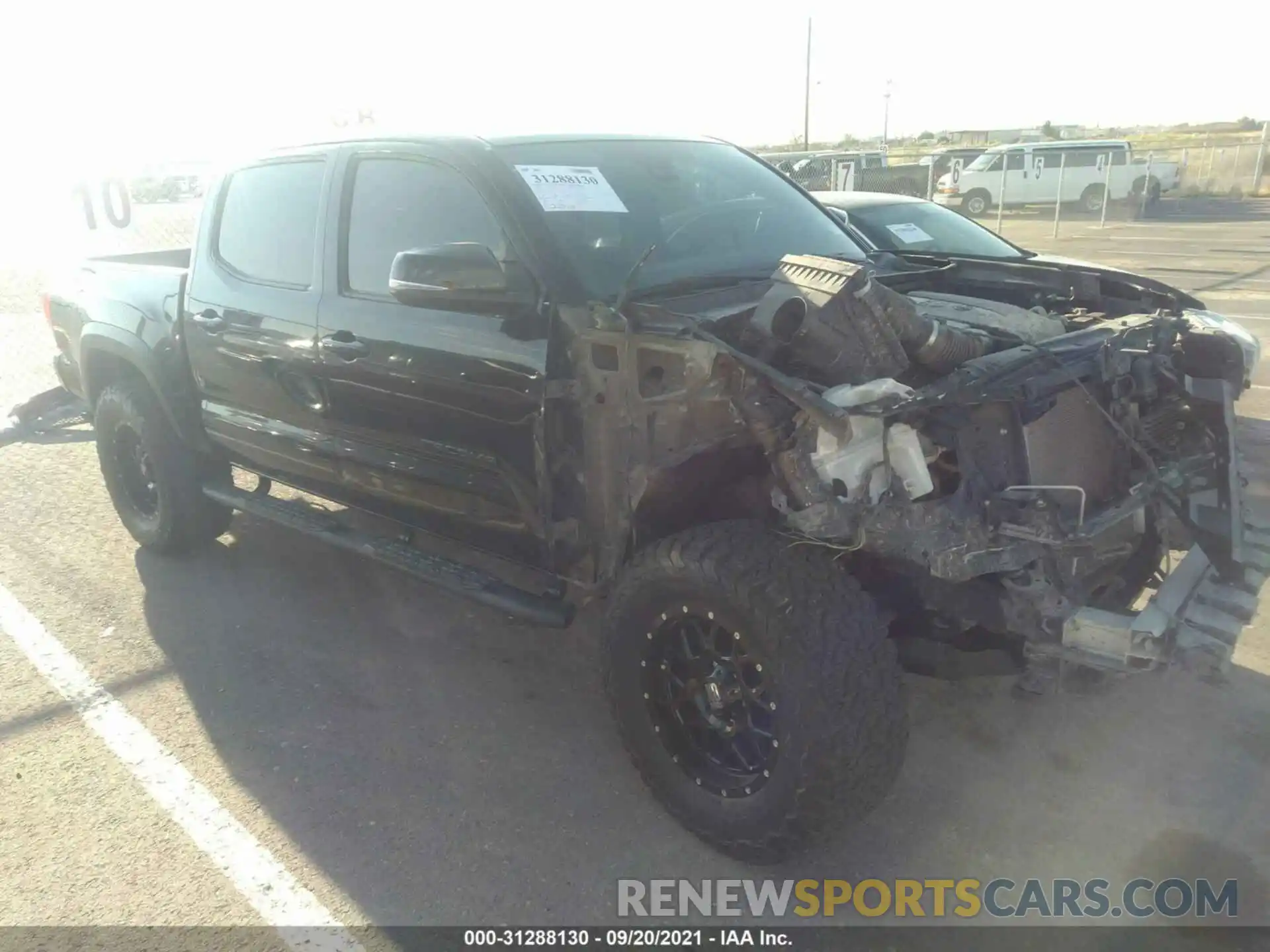 1 Photograph of a damaged car 3TMCZ5AN2KM241925 TOYOTA TACOMA 4WD 2019