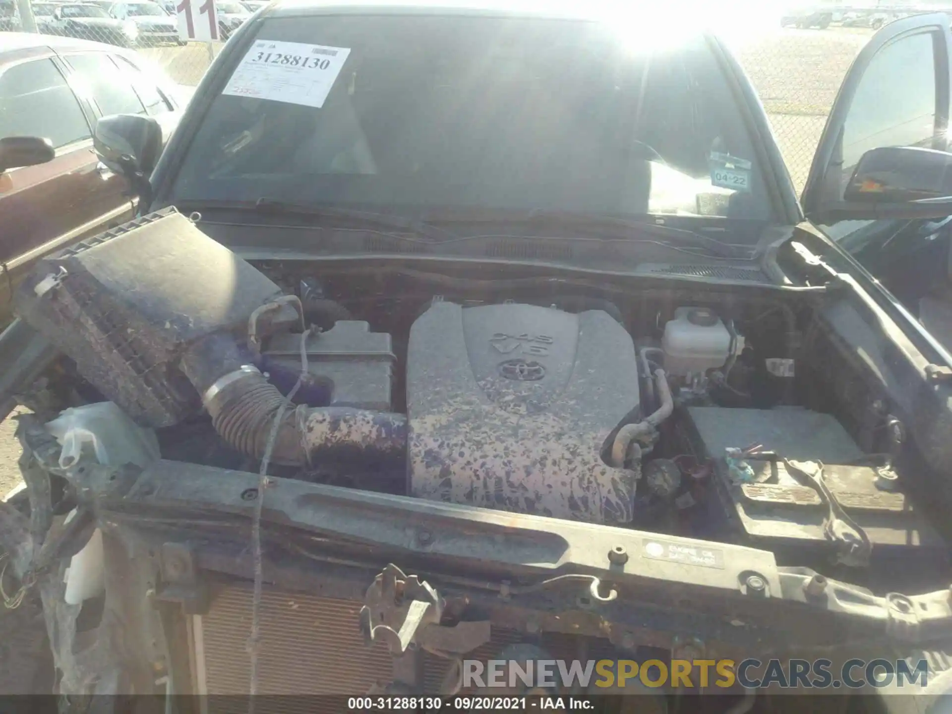 10 Photograph of a damaged car 3TMCZ5AN2KM241925 TOYOTA TACOMA 4WD 2019