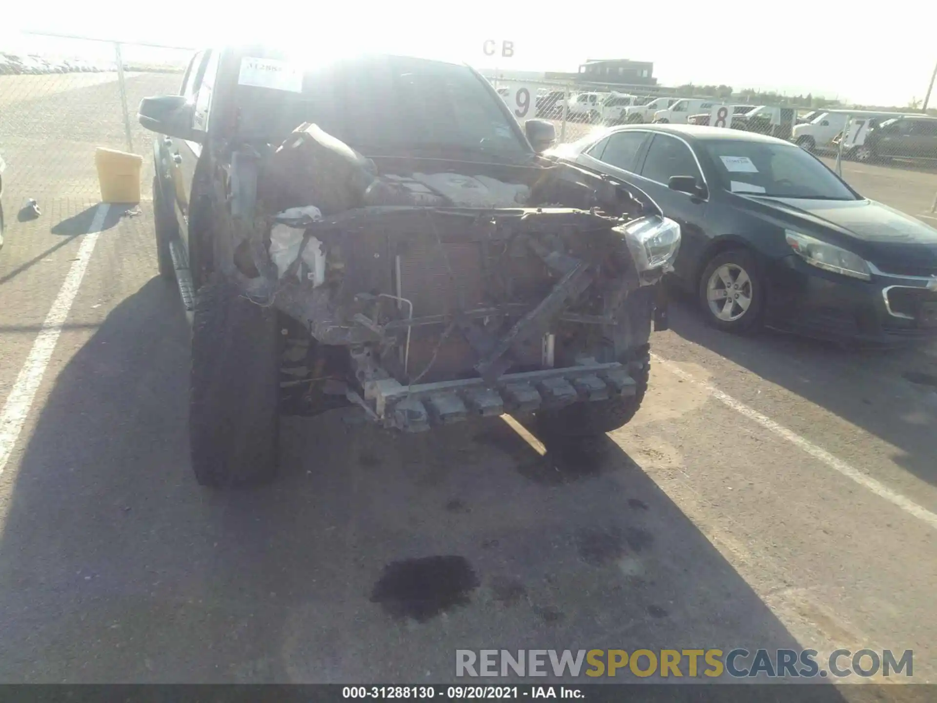 6 Photograph of a damaged car 3TMCZ5AN2KM241925 TOYOTA TACOMA 4WD 2019