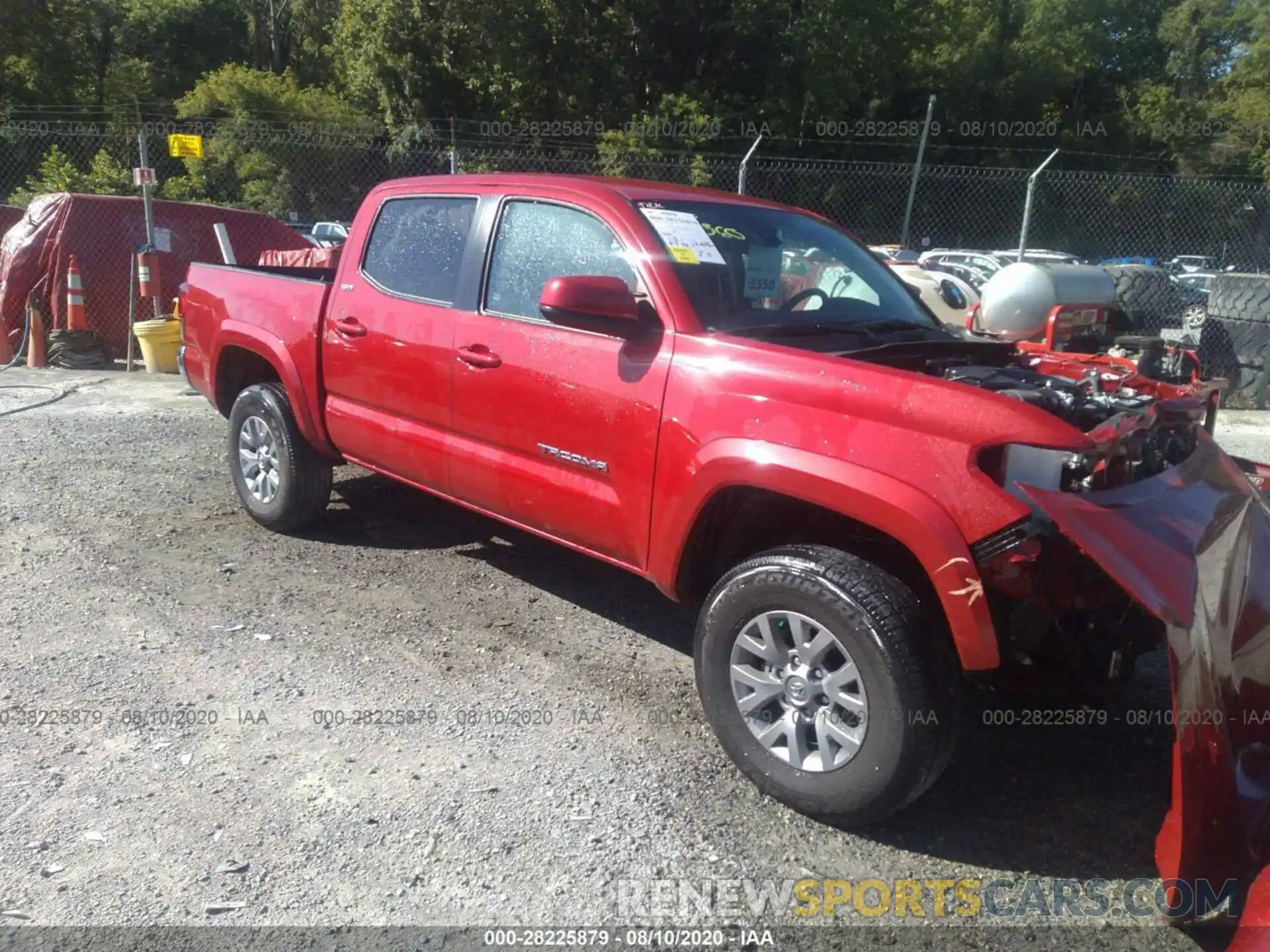 1 Photograph of a damaged car 3TMCZ5AN2KM244100 TOYOTA TACOMA 4WD 2019