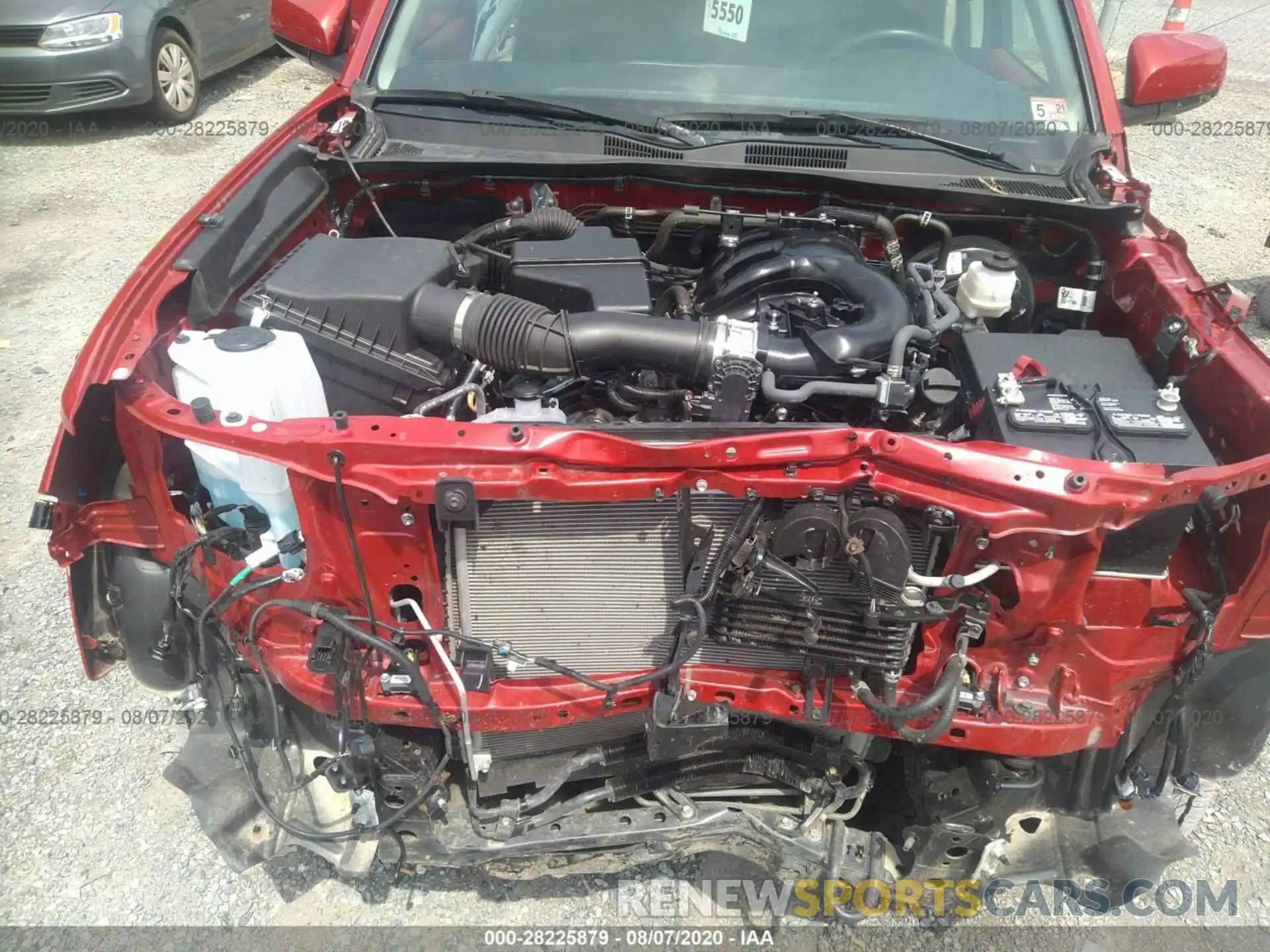 10 Photograph of a damaged car 3TMCZ5AN2KM244100 TOYOTA TACOMA 4WD 2019