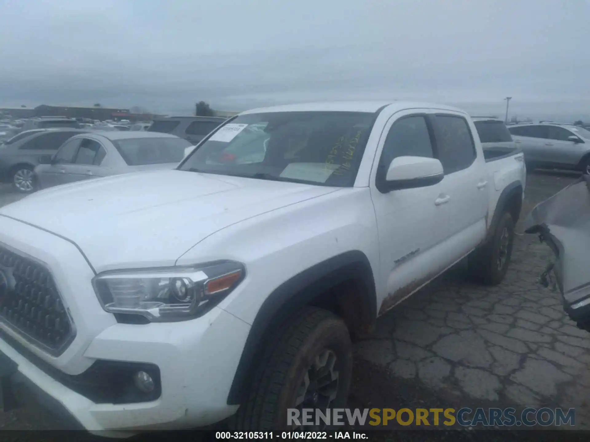 2 Photograph of a damaged car 3TMCZ5AN2KM246851 TOYOTA TACOMA 4WD 2019