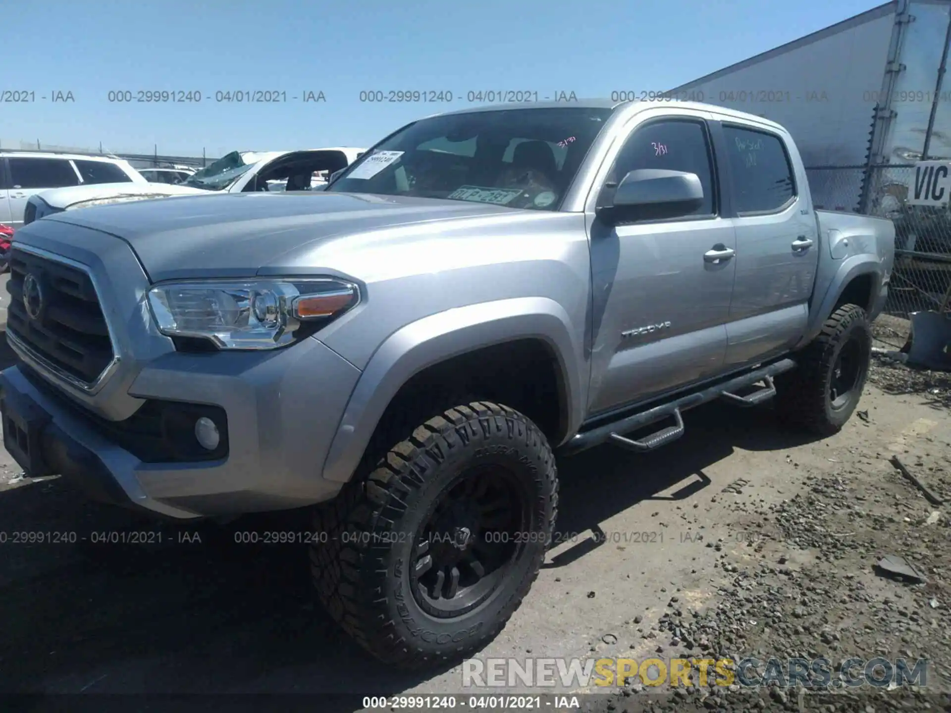 2 Photograph of a damaged car 3TMCZ5AN2KM247157 TOYOTA TACOMA 4WD 2019