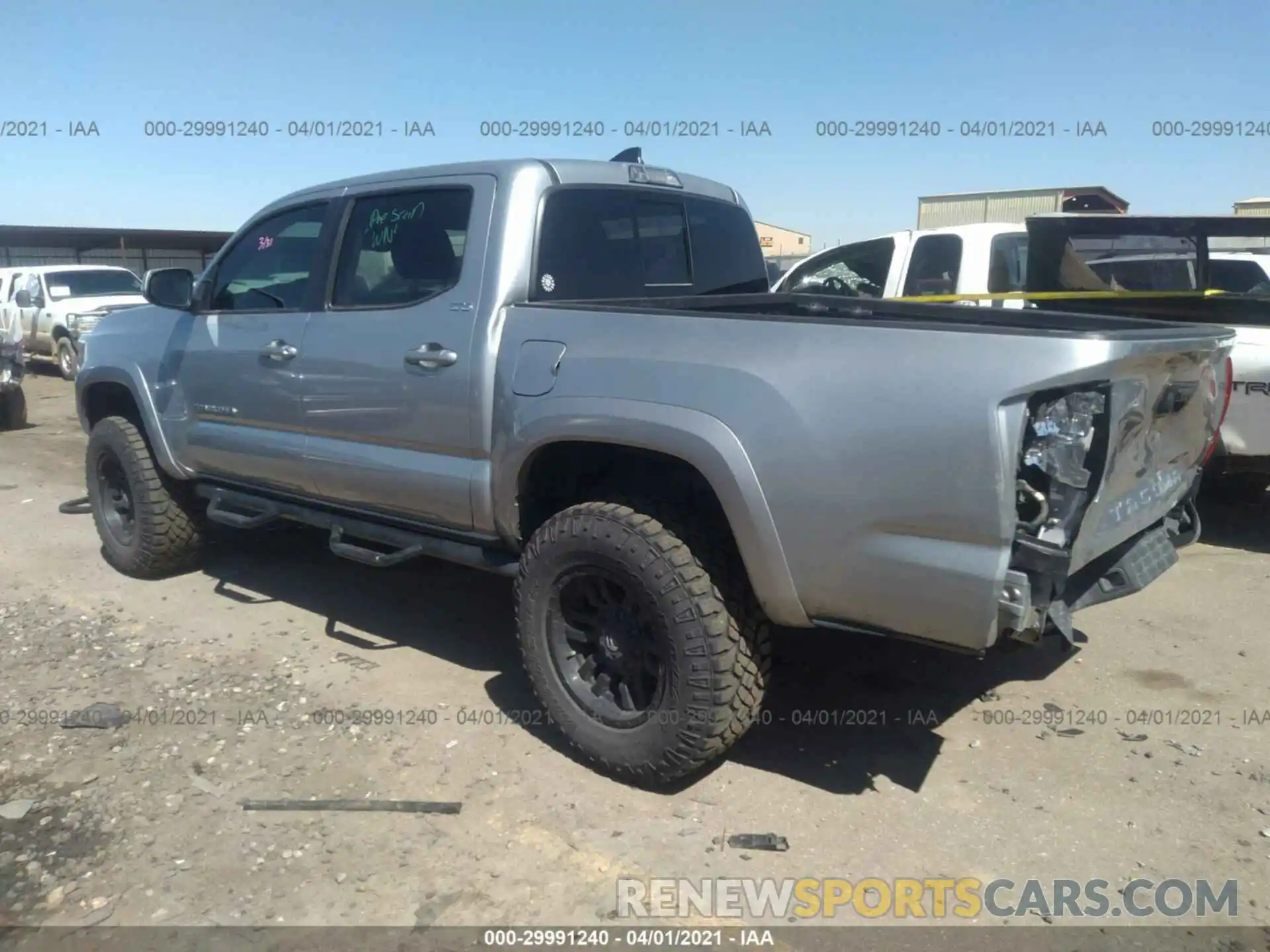 3 Photograph of a damaged car 3TMCZ5AN2KM247157 TOYOTA TACOMA 4WD 2019