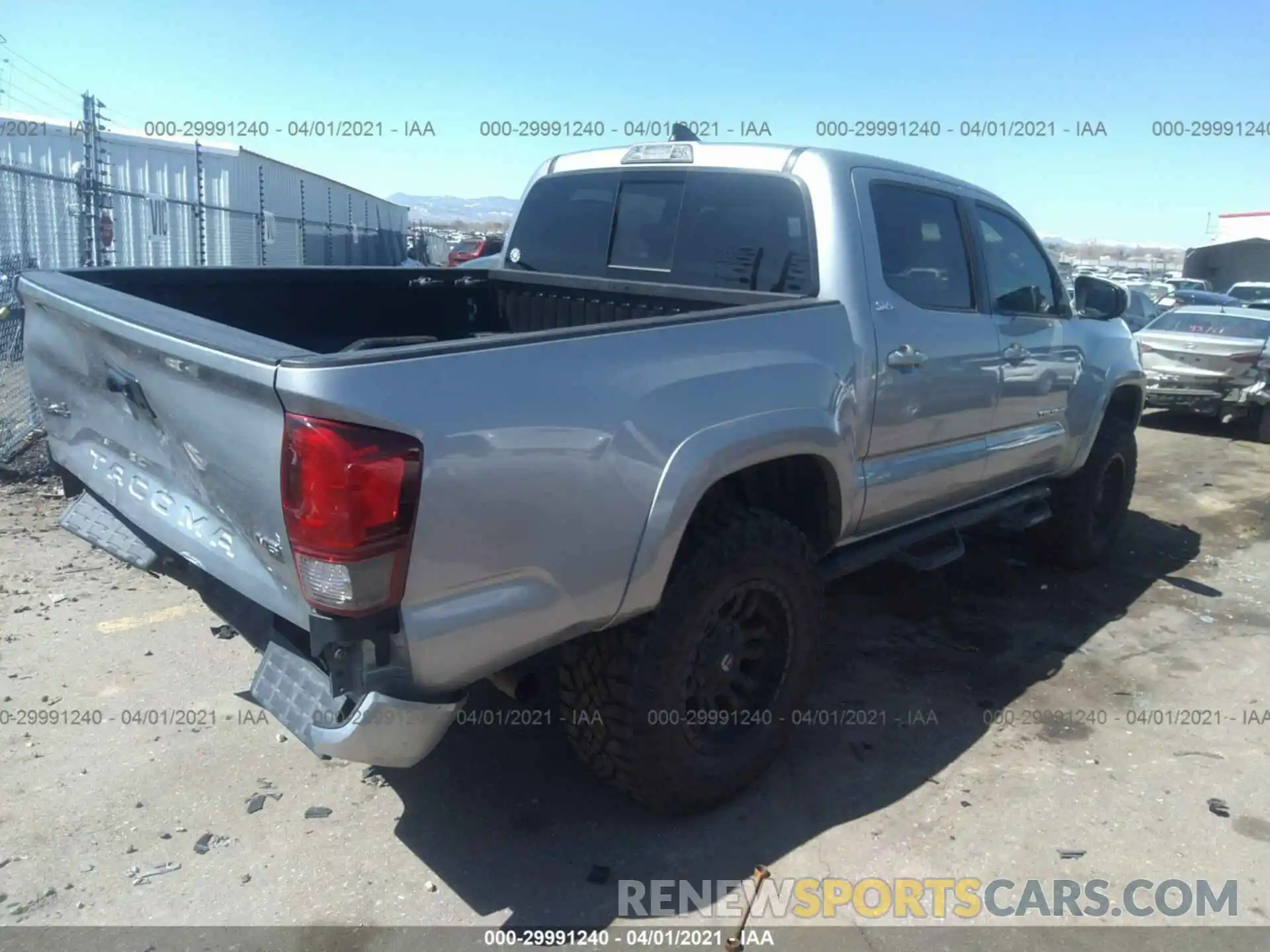 4 Photograph of a damaged car 3TMCZ5AN2KM247157 TOYOTA TACOMA 4WD 2019