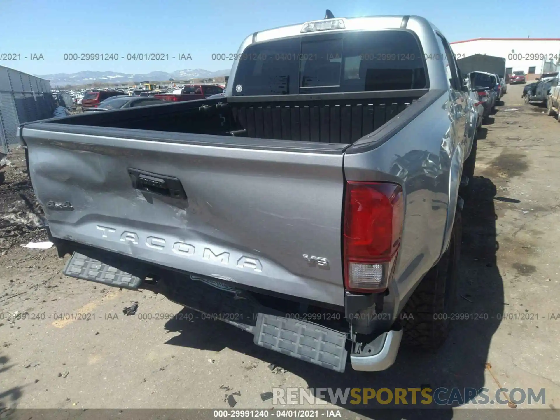 6 Photograph of a damaged car 3TMCZ5AN2KM247157 TOYOTA TACOMA 4WD 2019