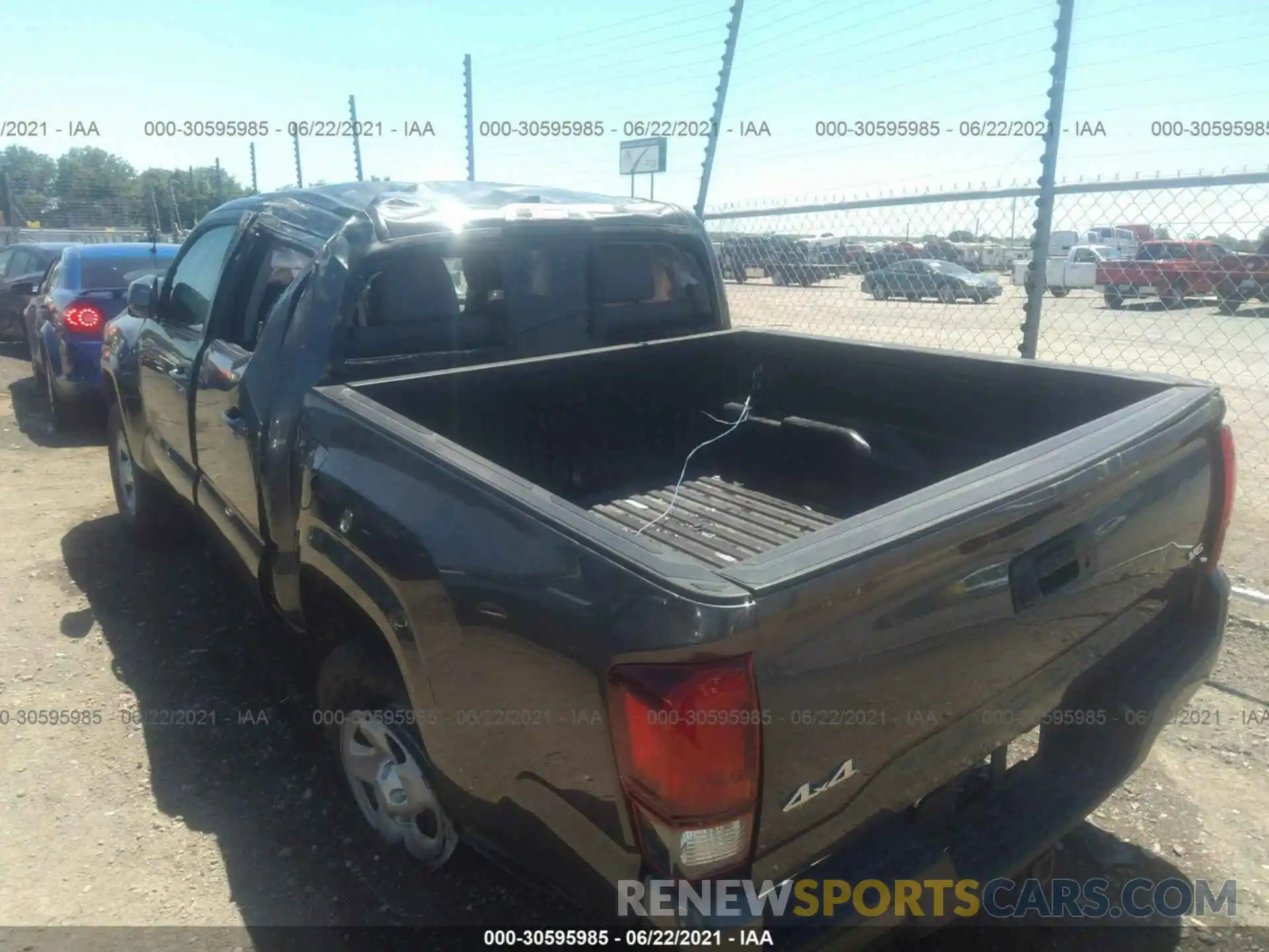 3 Photograph of a damaged car 3TMCZ5AN2KM251483 TOYOTA TACOMA 4WD 2019