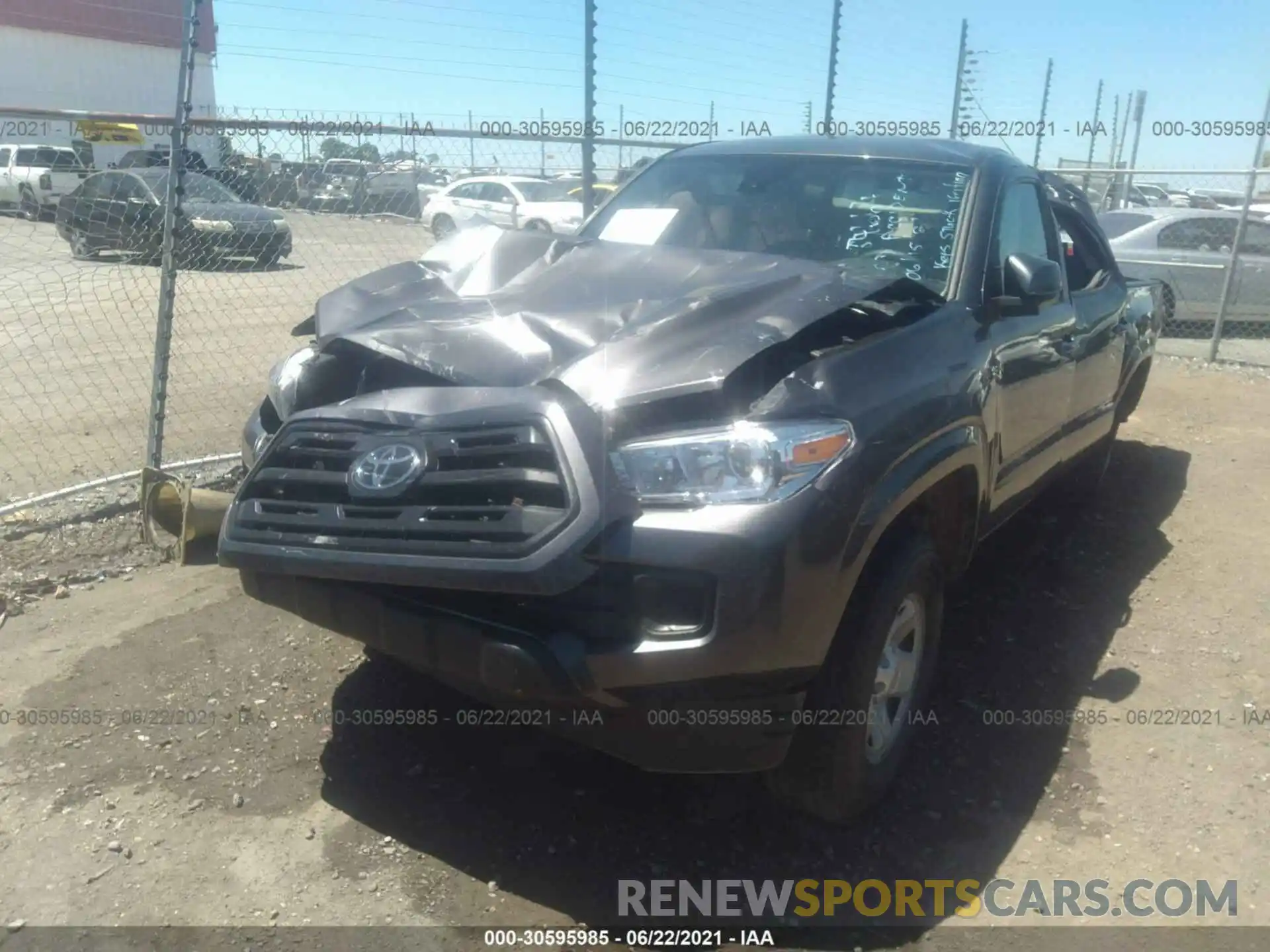 6 Photograph of a damaged car 3TMCZ5AN2KM251483 TOYOTA TACOMA 4WD 2019