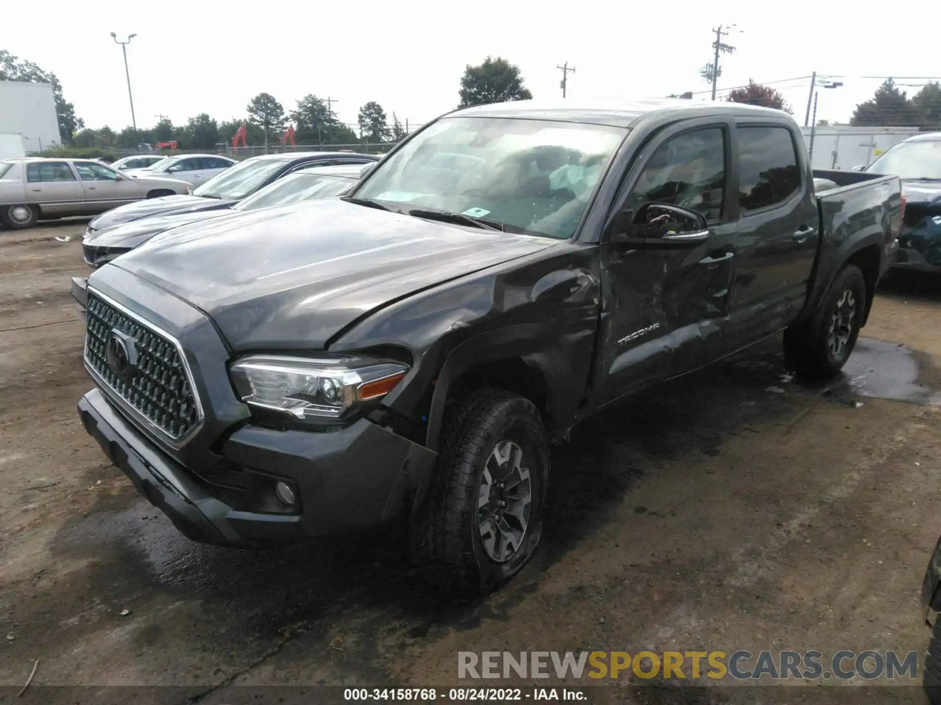 2 Фотография поврежденного автомобиля 3TMCZ5AN2KM252746 TOYOTA TACOMA 4WD 2019