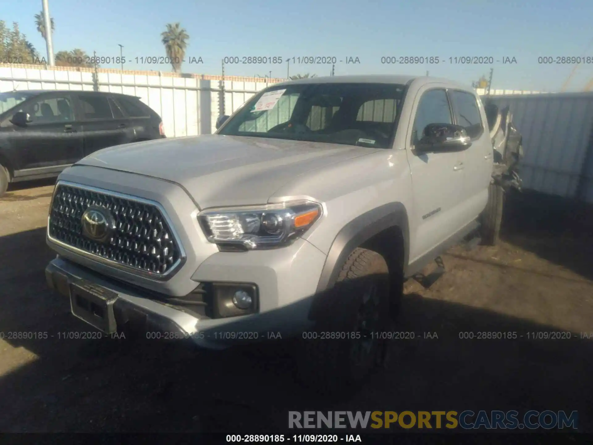 2 Photograph of a damaged car 3TMCZ5AN2KM254108 TOYOTA TACOMA 4WD 2019