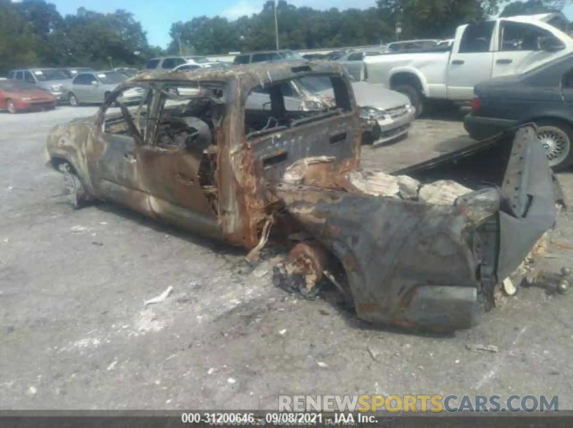 3 Photograph of a damaged car 3TMCZ5AN2KM255419 TOYOTA TACOMA 4WD 2019