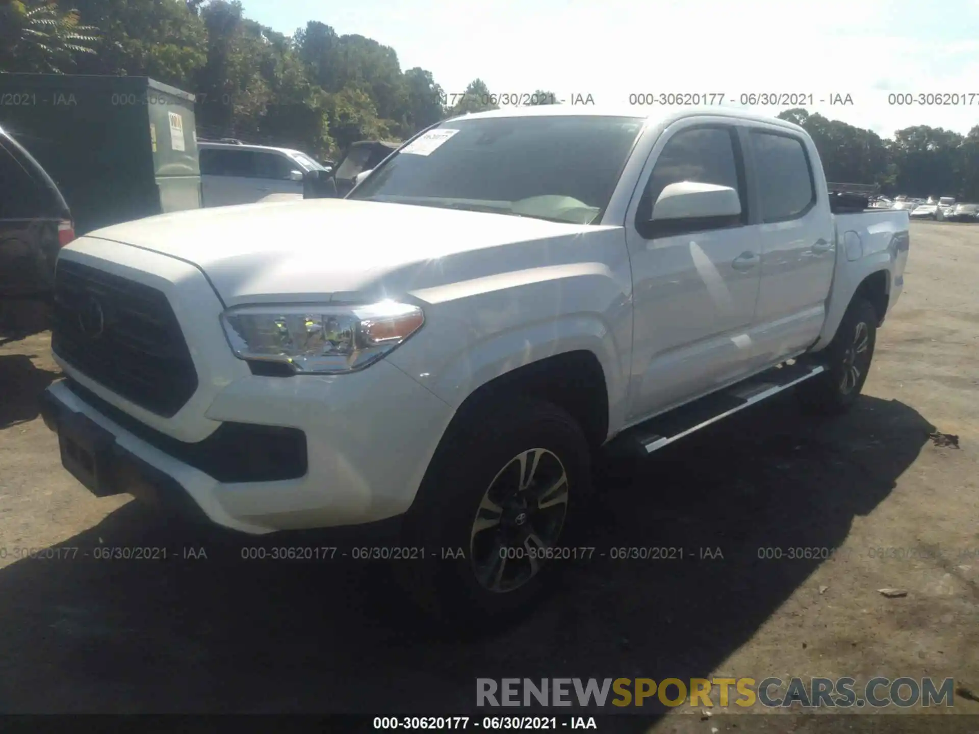 2 Photograph of a damaged car 3TMCZ5AN2KM255856 TOYOTA TACOMA 4WD 2019