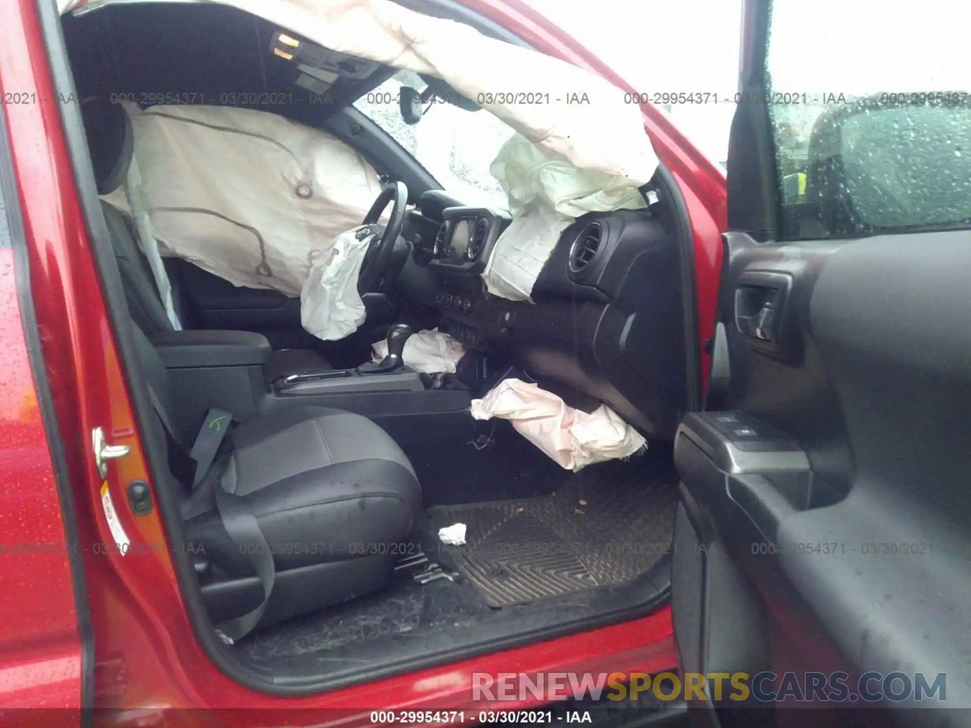 5 Photograph of a damaged car 3TMCZ5AN2KM258076 TOYOTA TACOMA 4WD 2019