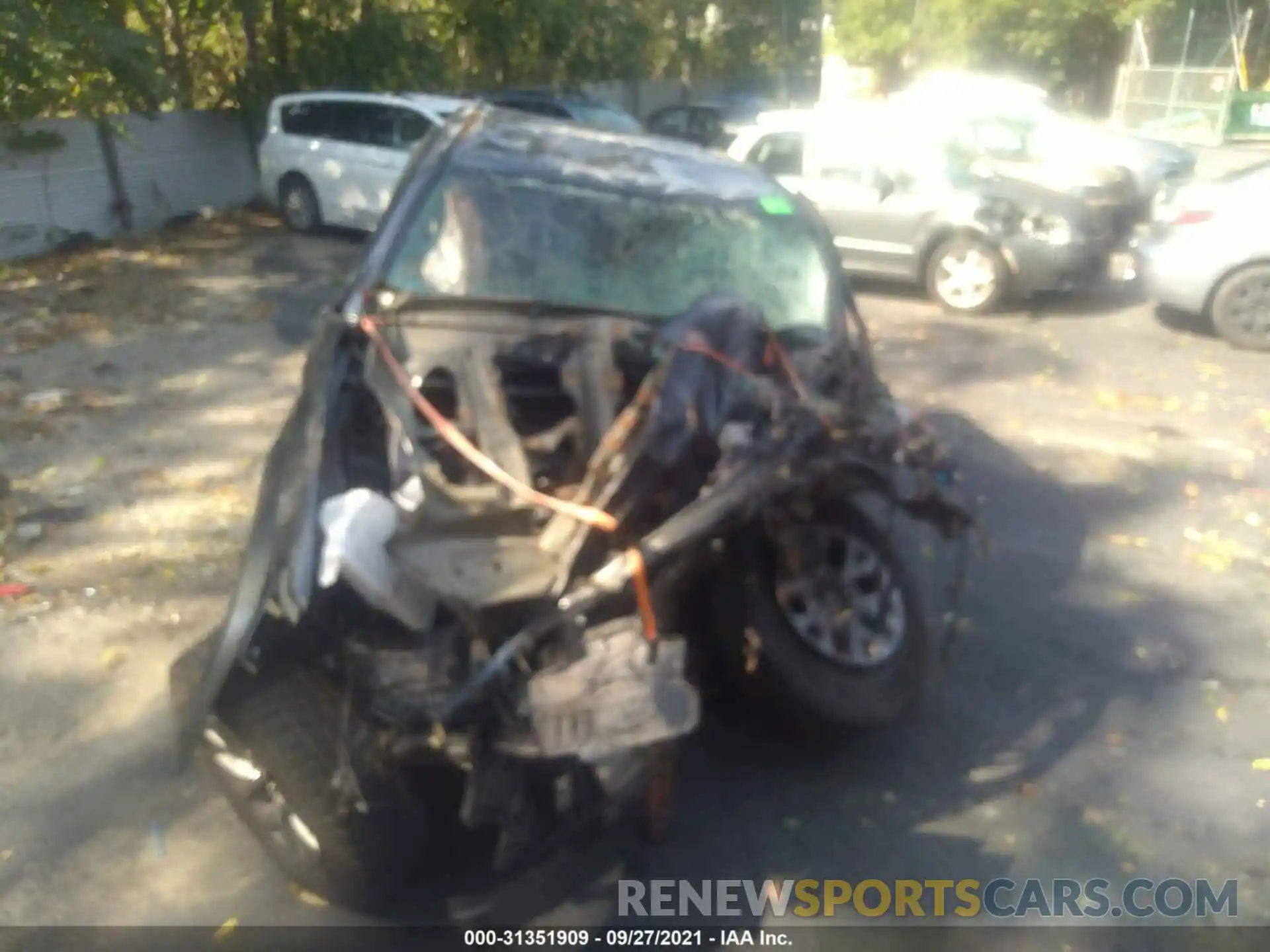 6 Photograph of a damaged car 3TMCZ5AN2KM258269 TOYOTA TACOMA 4WD 2019