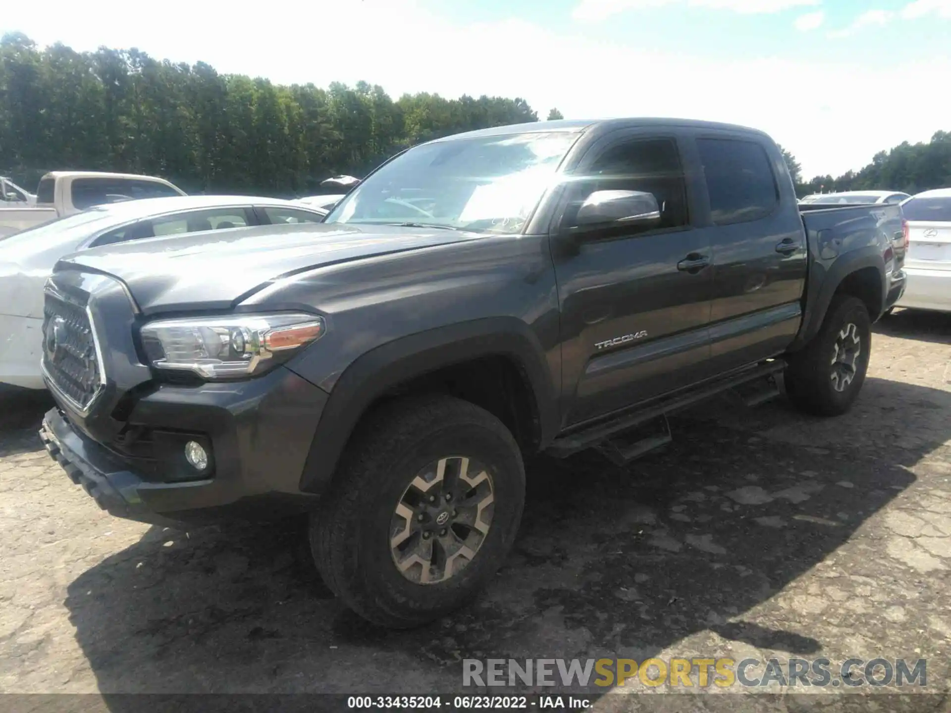 2 Photograph of a damaged car 3TMCZ5AN2KM271698 TOYOTA TACOMA 4WD 2019