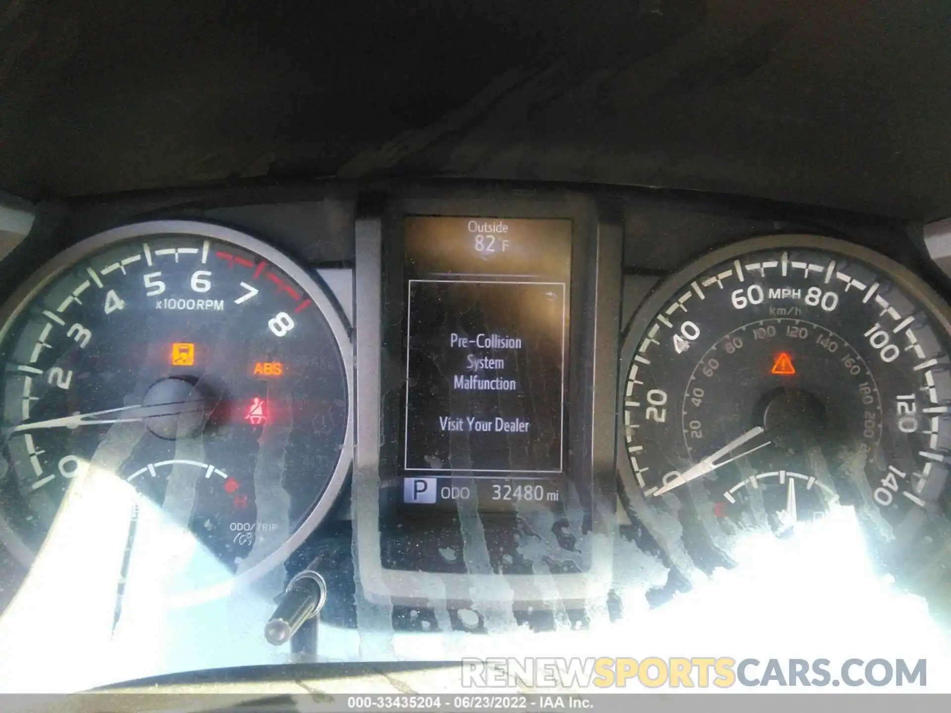 7 Photograph of a damaged car 3TMCZ5AN2KM271698 TOYOTA TACOMA 4WD 2019