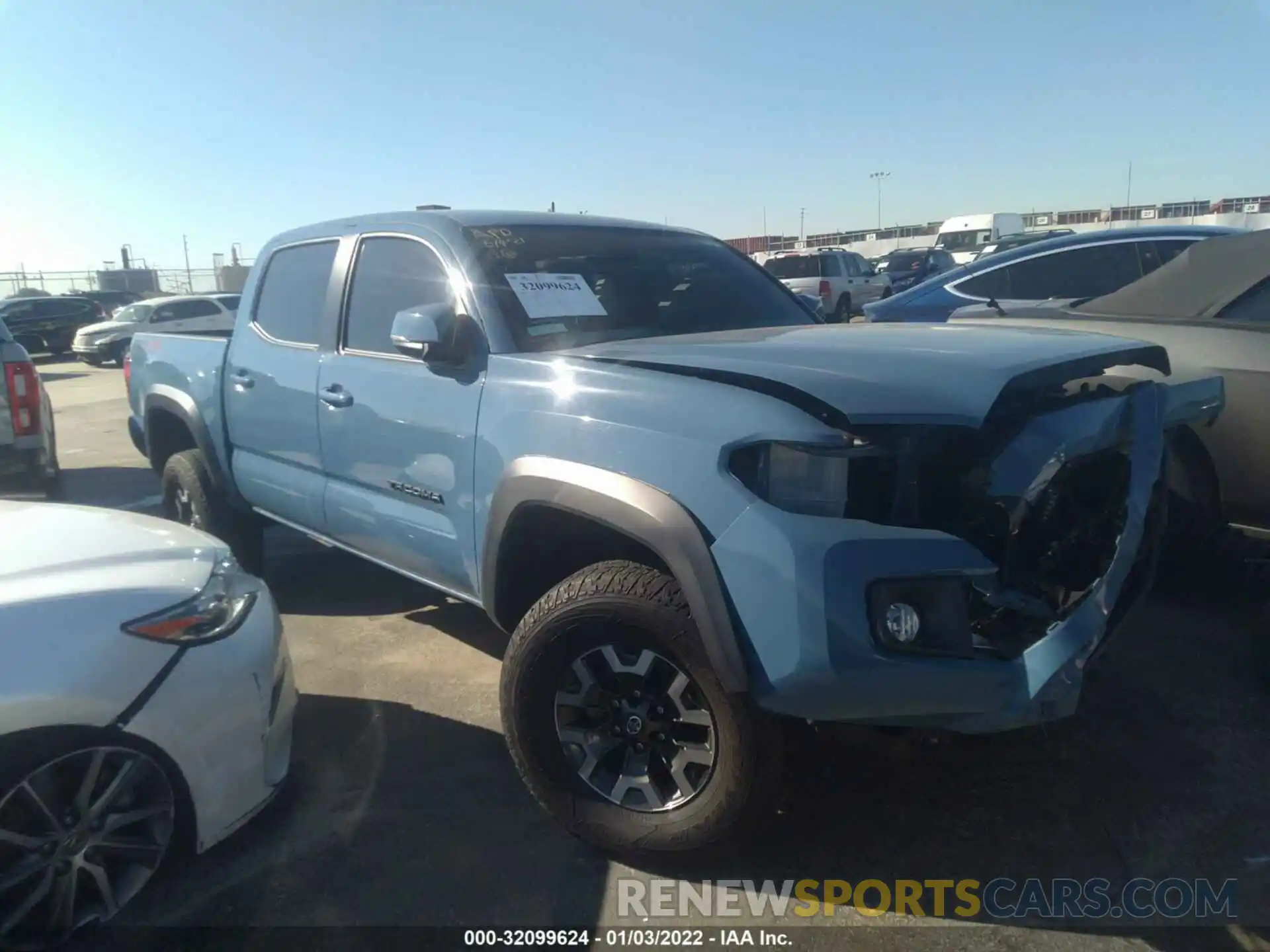 1 Photograph of a damaged car 3TMCZ5AN2KM274116 TOYOTA TACOMA 4WD 2019