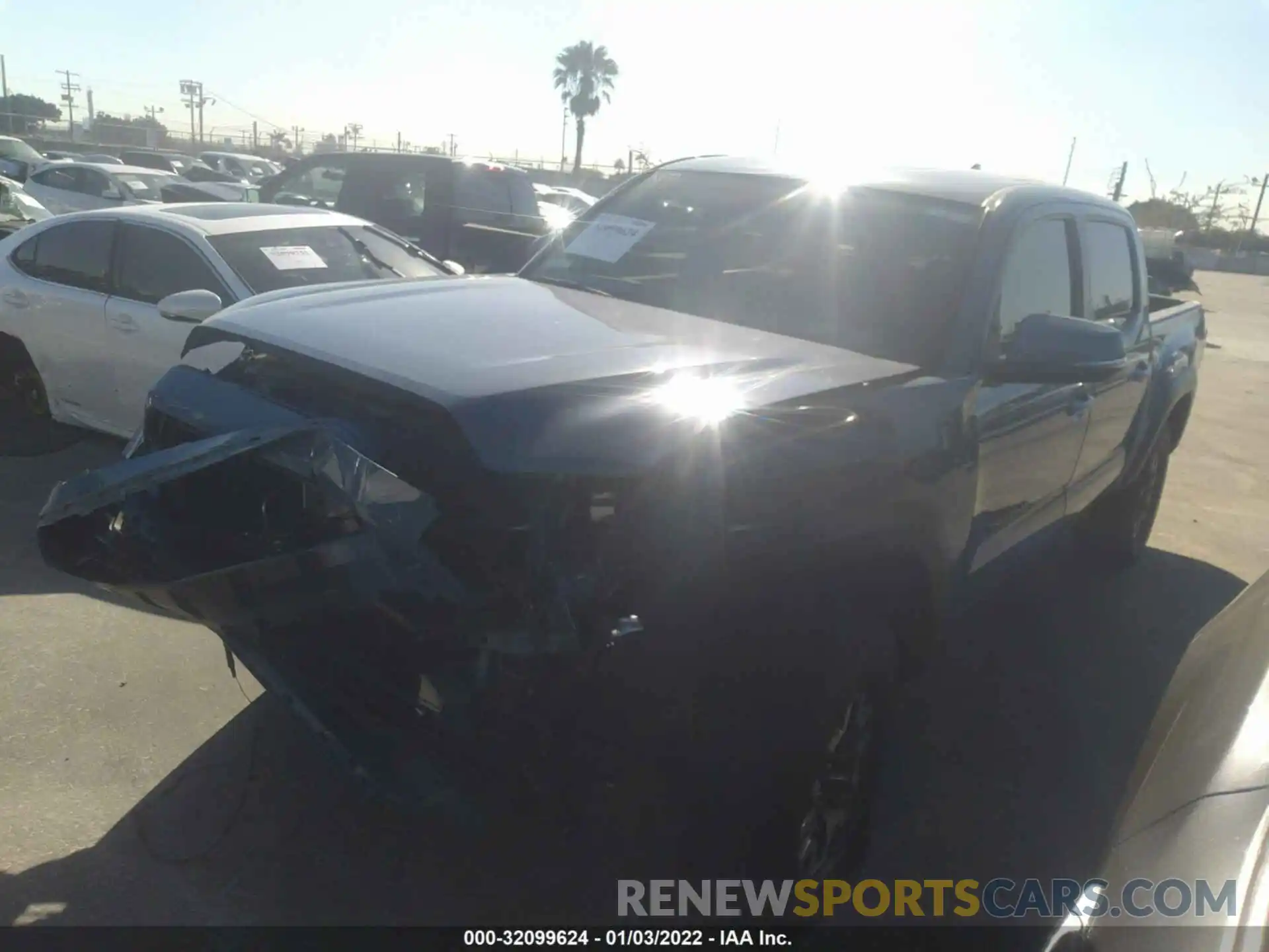 2 Photograph of a damaged car 3TMCZ5AN2KM274116 TOYOTA TACOMA 4WD 2019