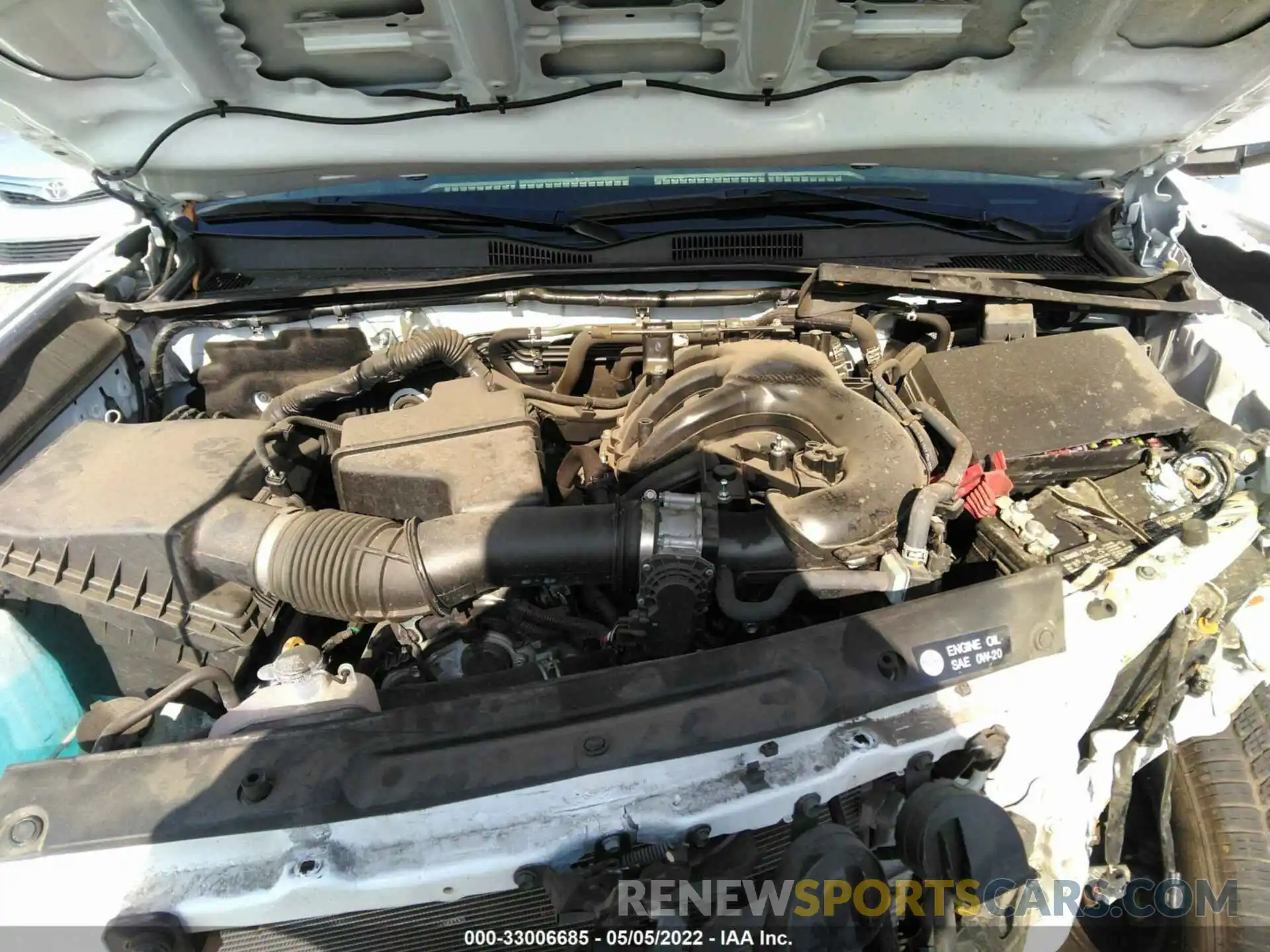 10 Photograph of a damaged car 3TMCZ5AN2KM276271 TOYOTA TACOMA 4WD 2019