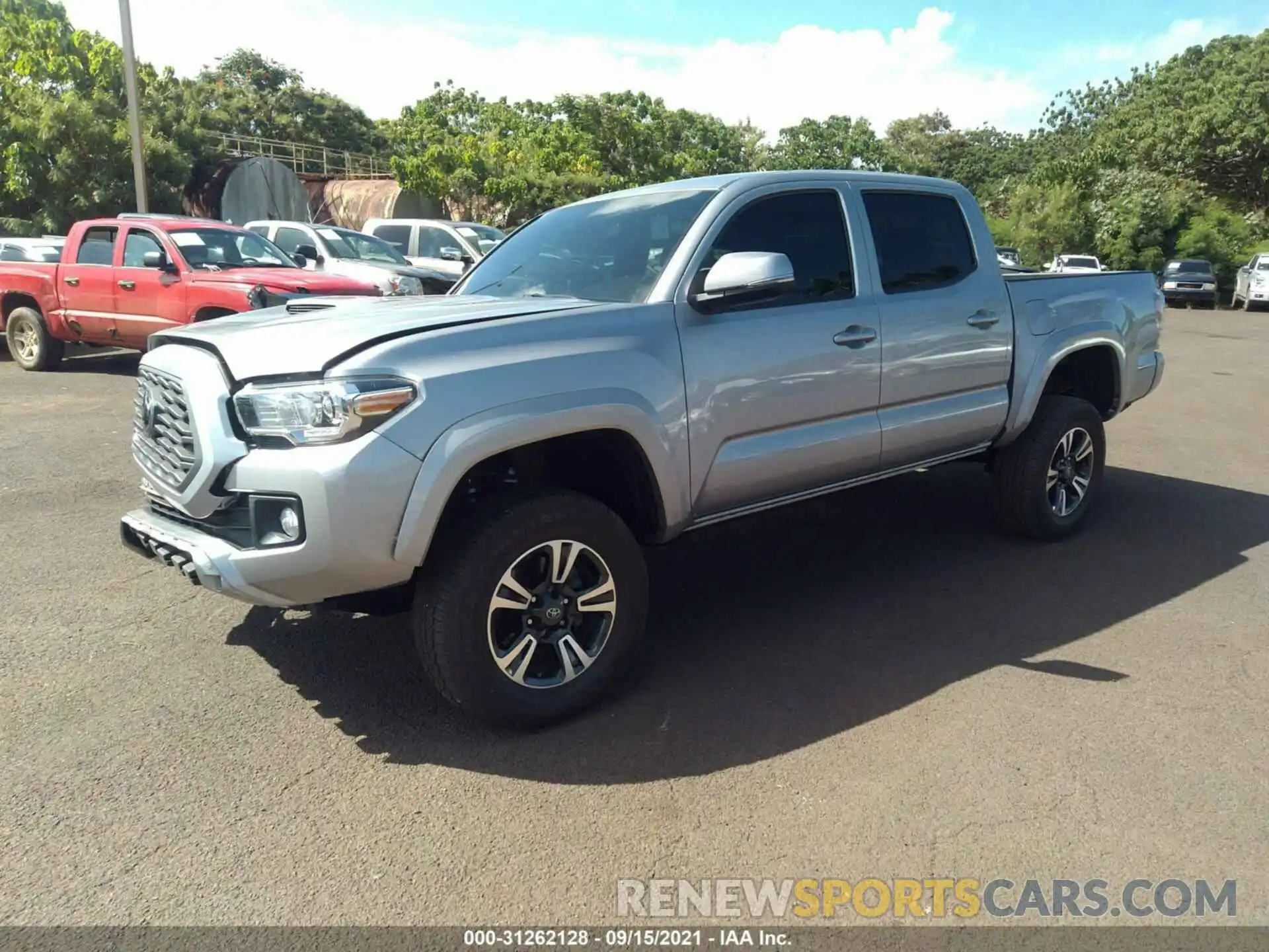 2 Photograph of a damaged car 3TMCZ5AN2KM276917 TOYOTA TACOMA 4WD 2019