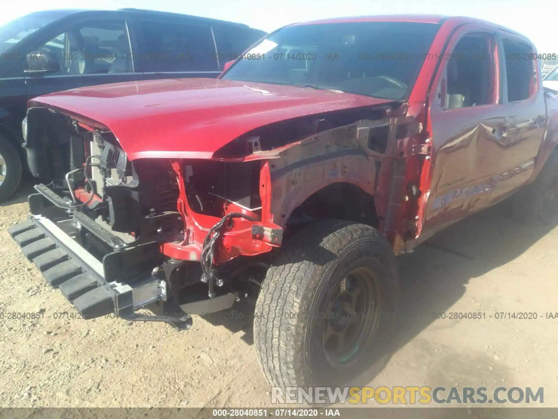 6 Photograph of a damaged car 3TMCZ5AN2KM281230 TOYOTA TACOMA 4WD 2019