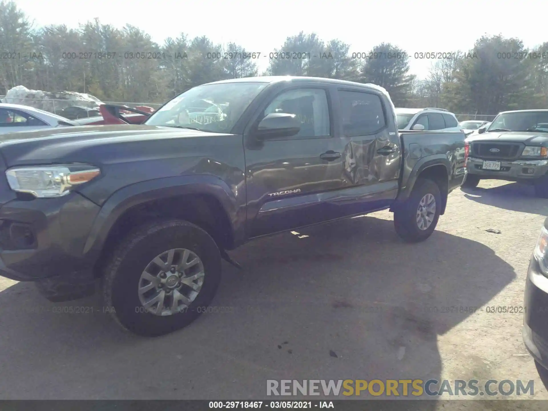 6 Photograph of a damaged car 3TMCZ5AN2KM282068 TOYOTA TACOMA 4WD 2019