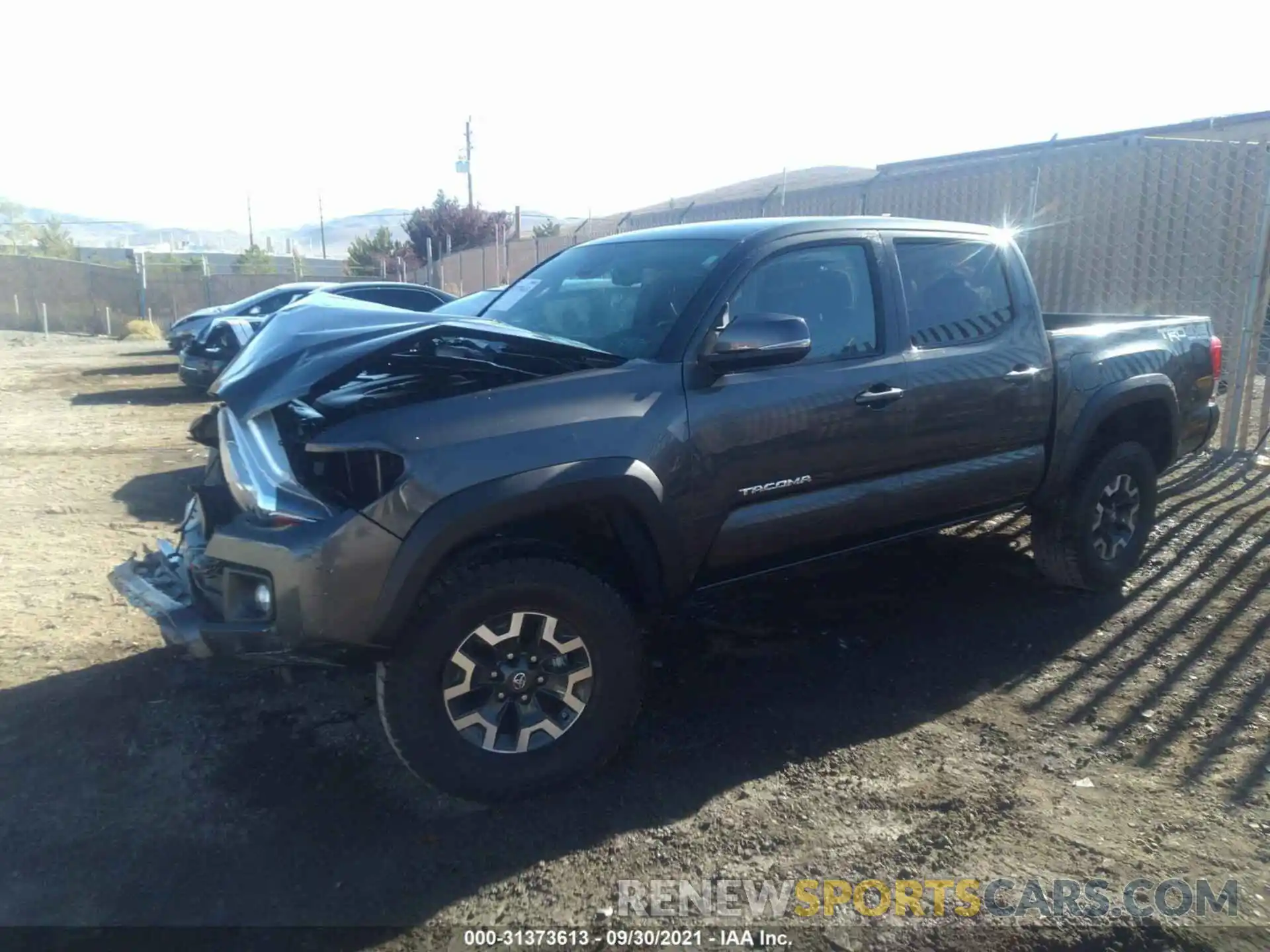 2 Photograph of a damaged car 3TMCZ5AN2KM283348 TOYOTA TACOMA 4WD 2019