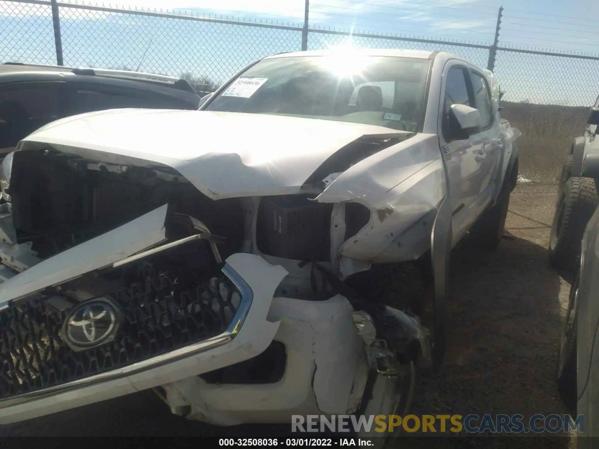 2 Photograph of a damaged car 3TMCZ5AN3KM189592 TOYOTA TACOMA 4WD 2019