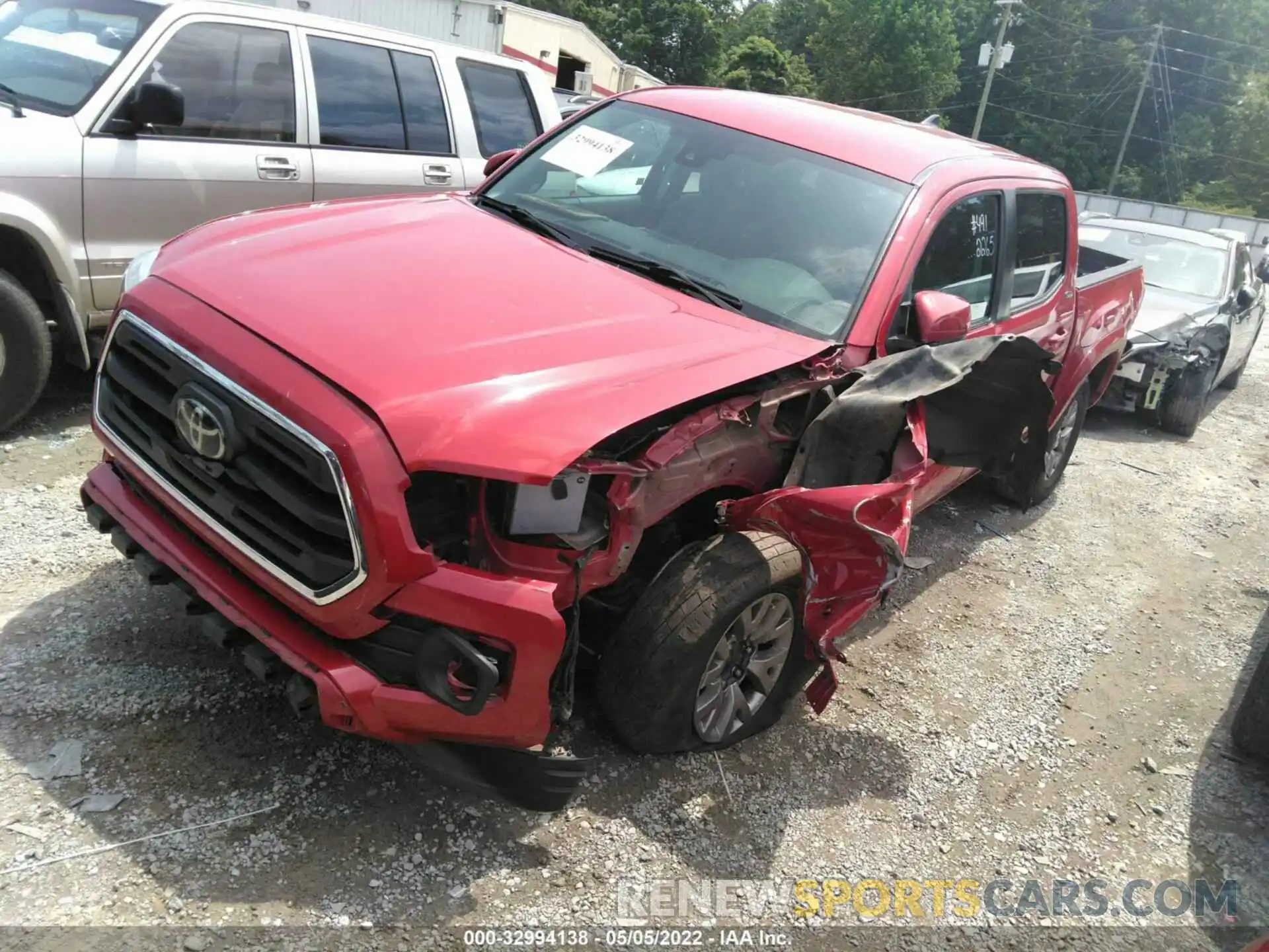 2 Photograph of a damaged car 3TMCZ5AN3KM192265 TOYOTA TACOMA 4WD 2019