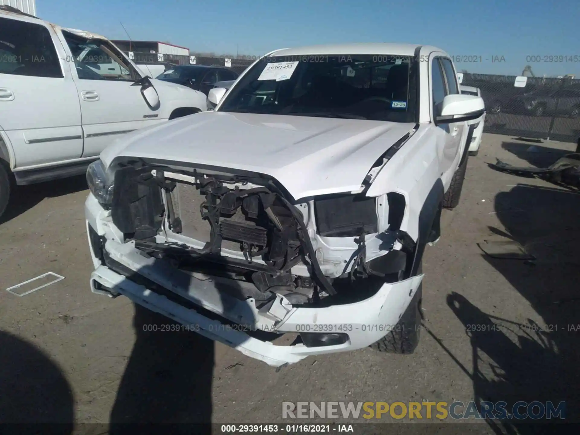 6 Photograph of a damaged car 3TMCZ5AN3KM193576 TOYOTA TACOMA 4WD 2019