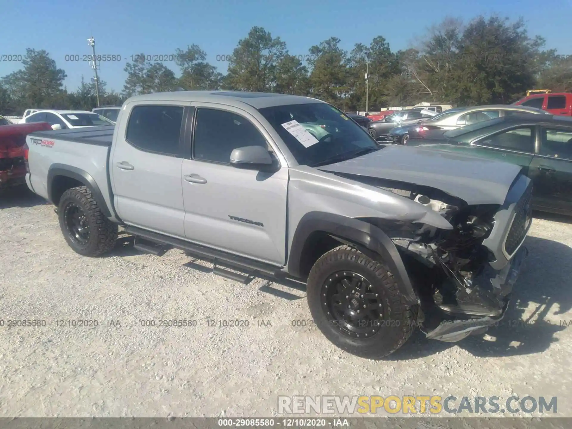 1 Photograph of a damaged car 3TMCZ5AN3KM194887 TOYOTA TACOMA 4WD 2019