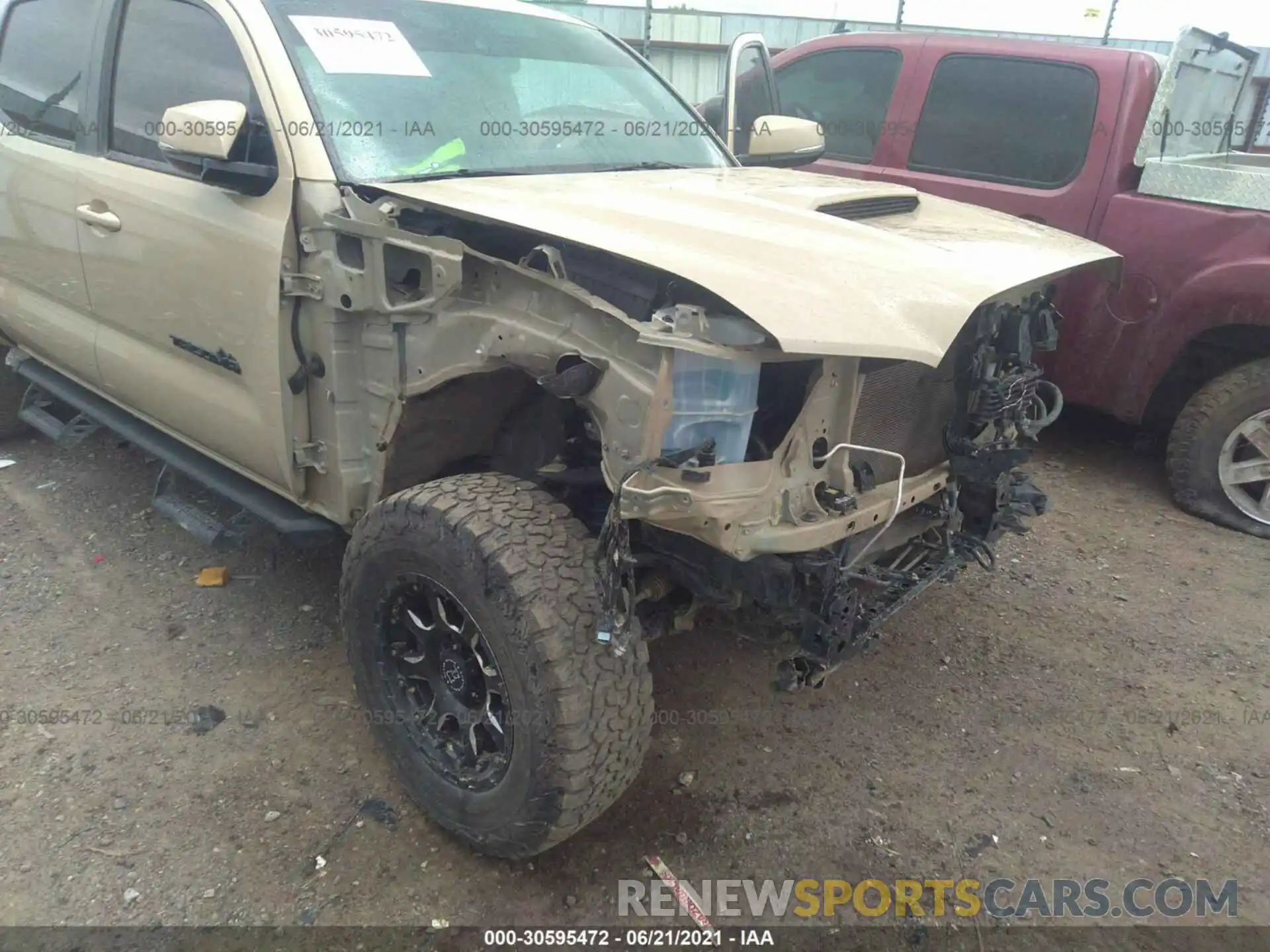 6 Photograph of a damaged car 3TMCZ5AN3KM201532 TOYOTA TACOMA 4WD 2019