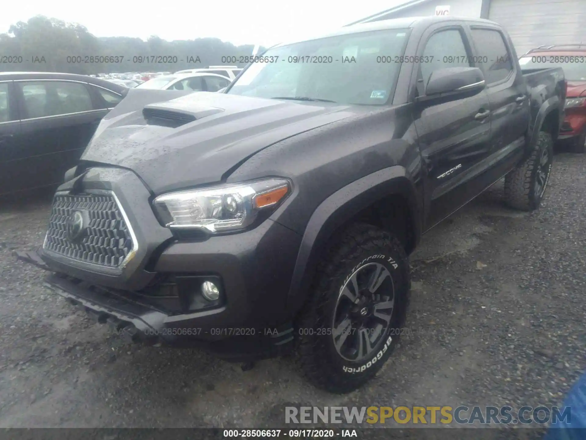 2 Photograph of a damaged car 3TMCZ5AN3KM204348 TOYOTA TACOMA 4WD 2019