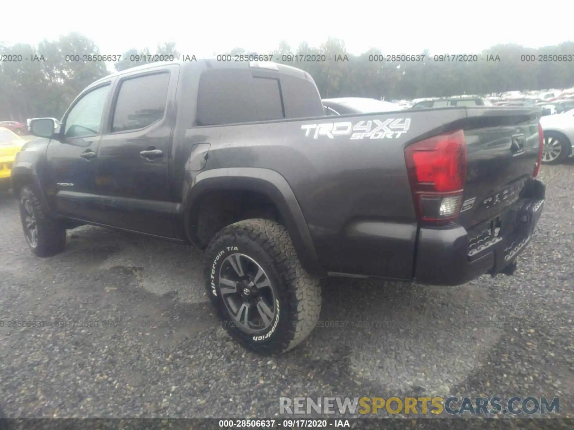 3 Photograph of a damaged car 3TMCZ5AN3KM204348 TOYOTA TACOMA 4WD 2019