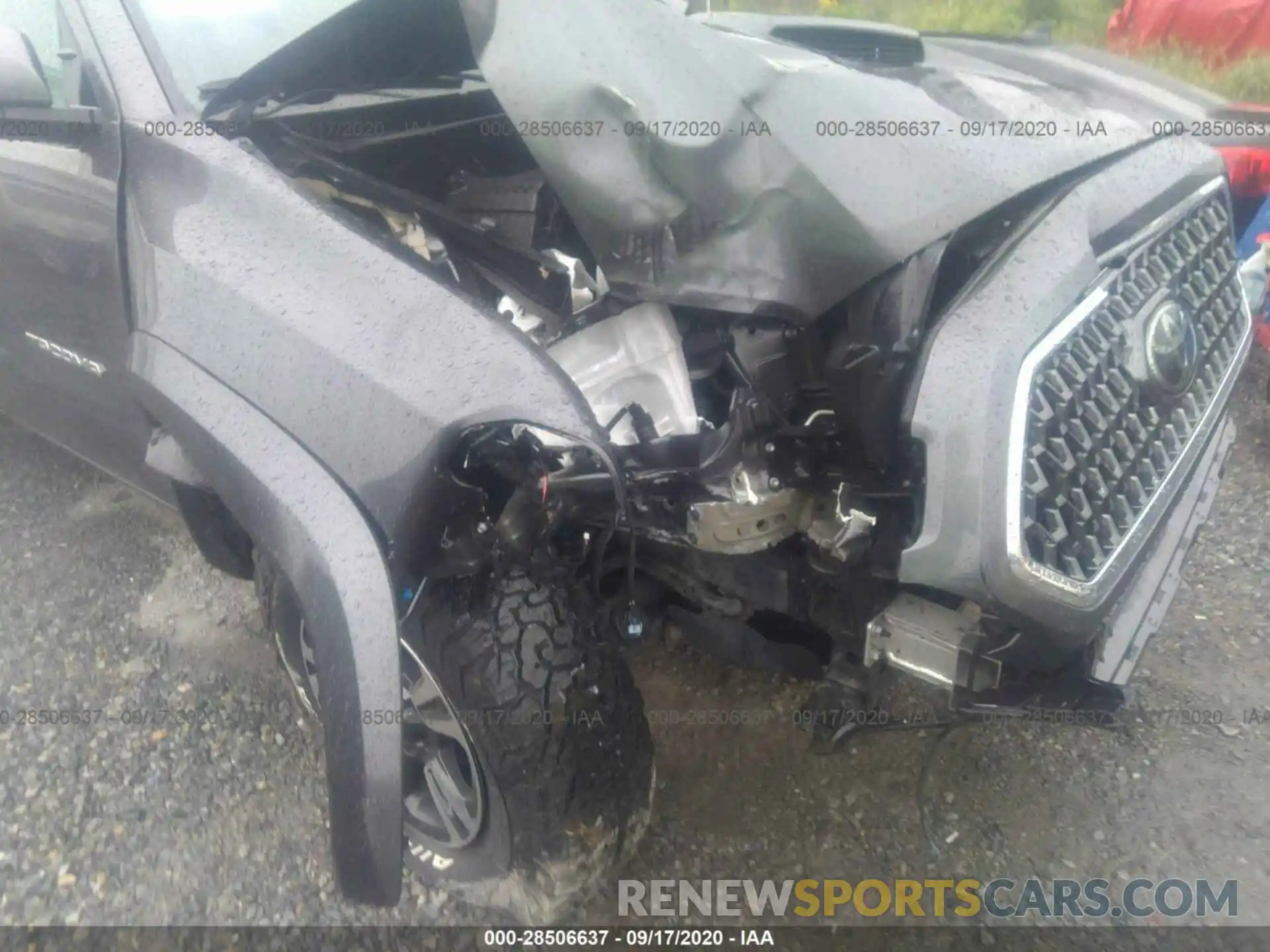 6 Photograph of a damaged car 3TMCZ5AN3KM204348 TOYOTA TACOMA 4WD 2019