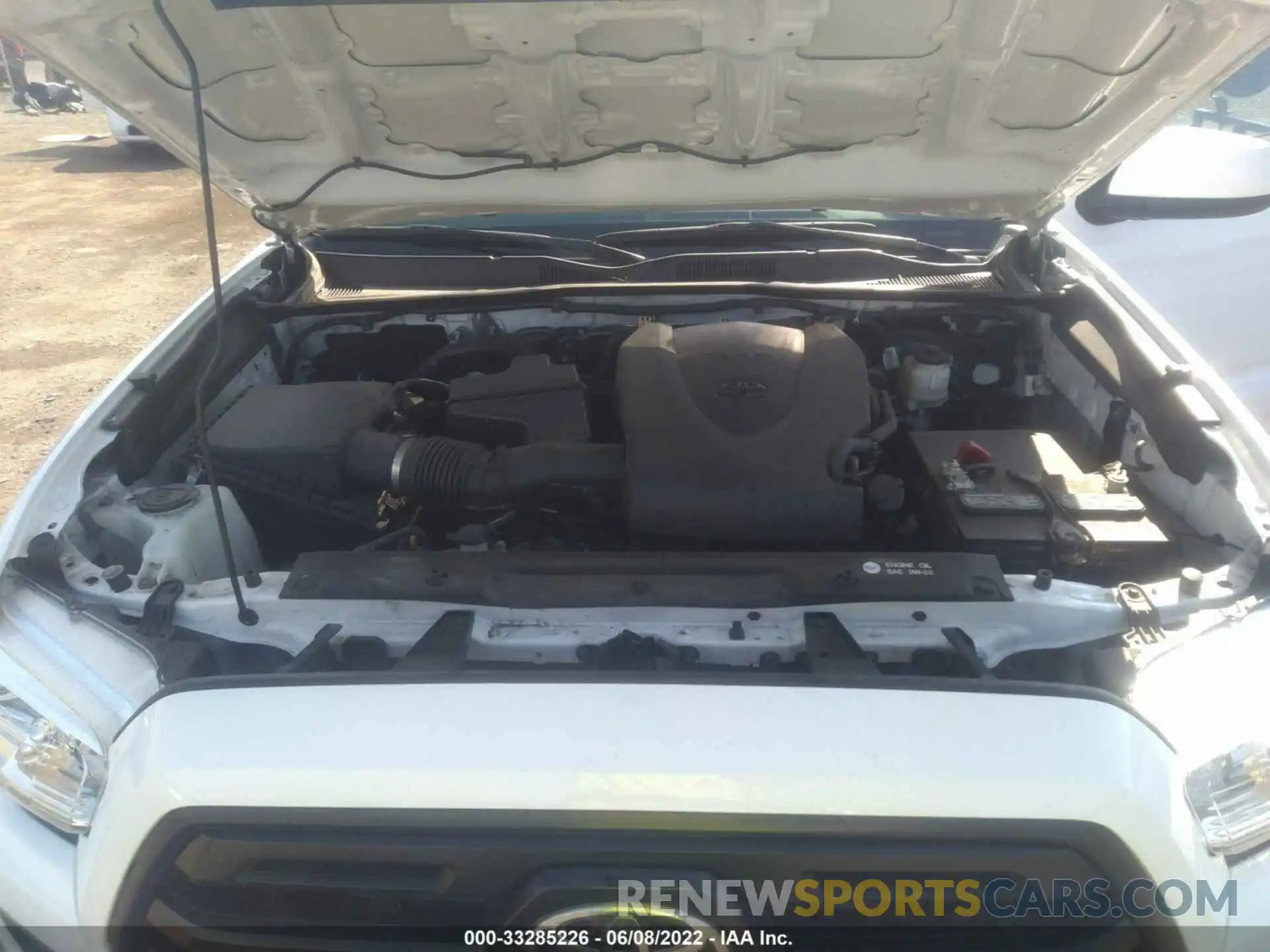 10 Photograph of a damaged car 3TMCZ5AN3KM206911 TOYOTA TACOMA 4WD 2019