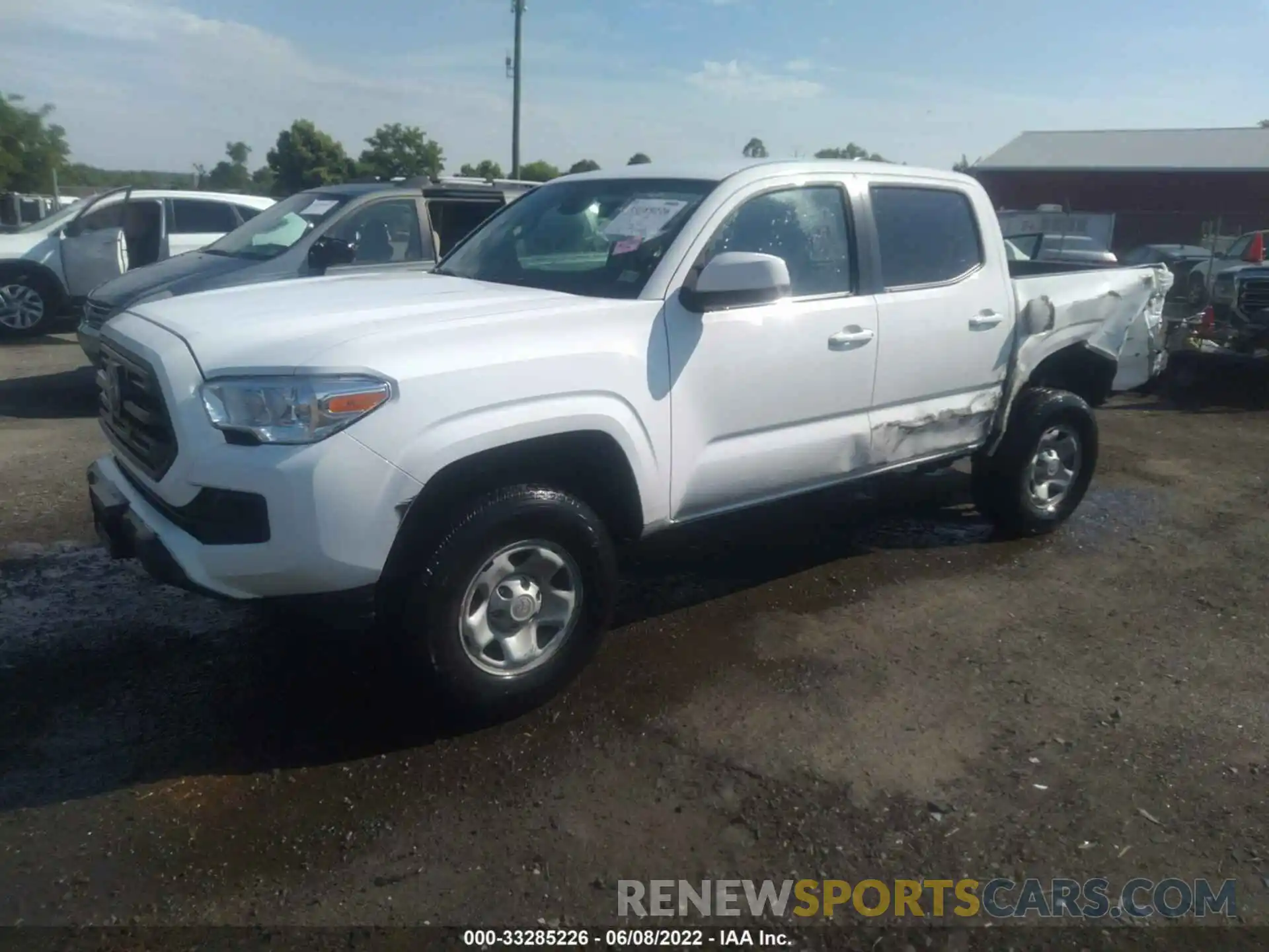 2 Photograph of a damaged car 3TMCZ5AN3KM206911 TOYOTA TACOMA 4WD 2019