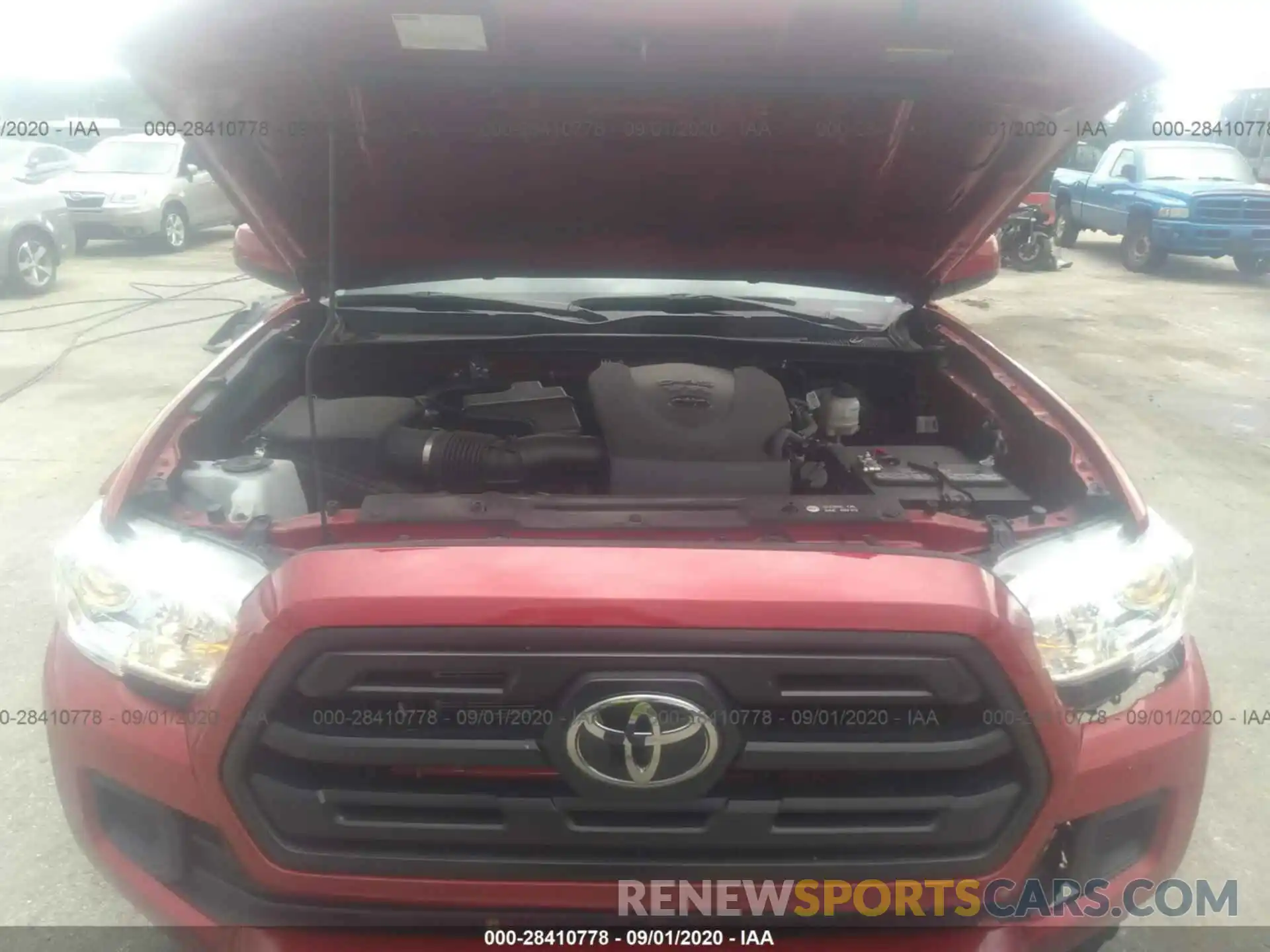 10 Photograph of a damaged car 3TMCZ5AN3KM211476 TOYOTA TACOMA 4WD 2019