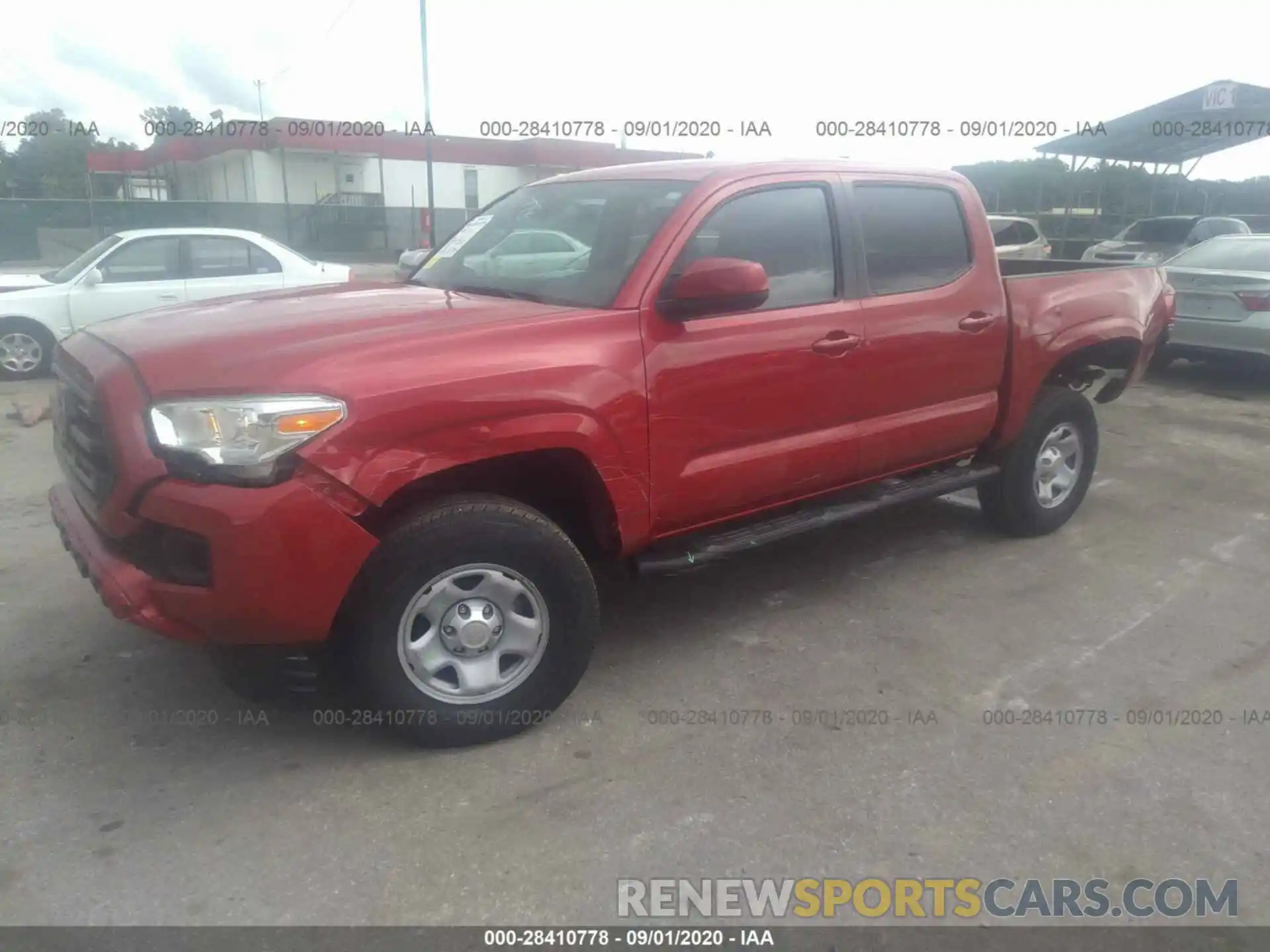 2 Photograph of a damaged car 3TMCZ5AN3KM211476 TOYOTA TACOMA 4WD 2019