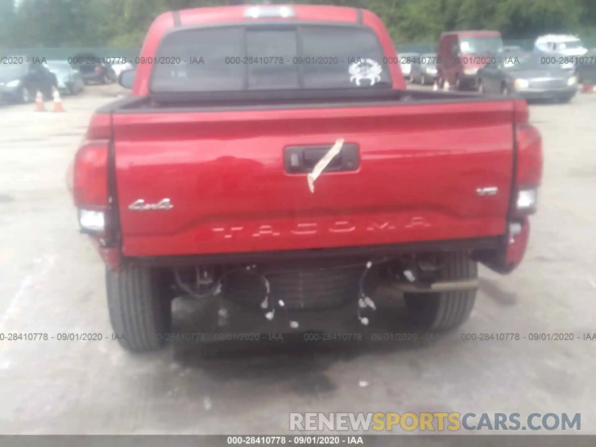 6 Photograph of a damaged car 3TMCZ5AN3KM211476 TOYOTA TACOMA 4WD 2019