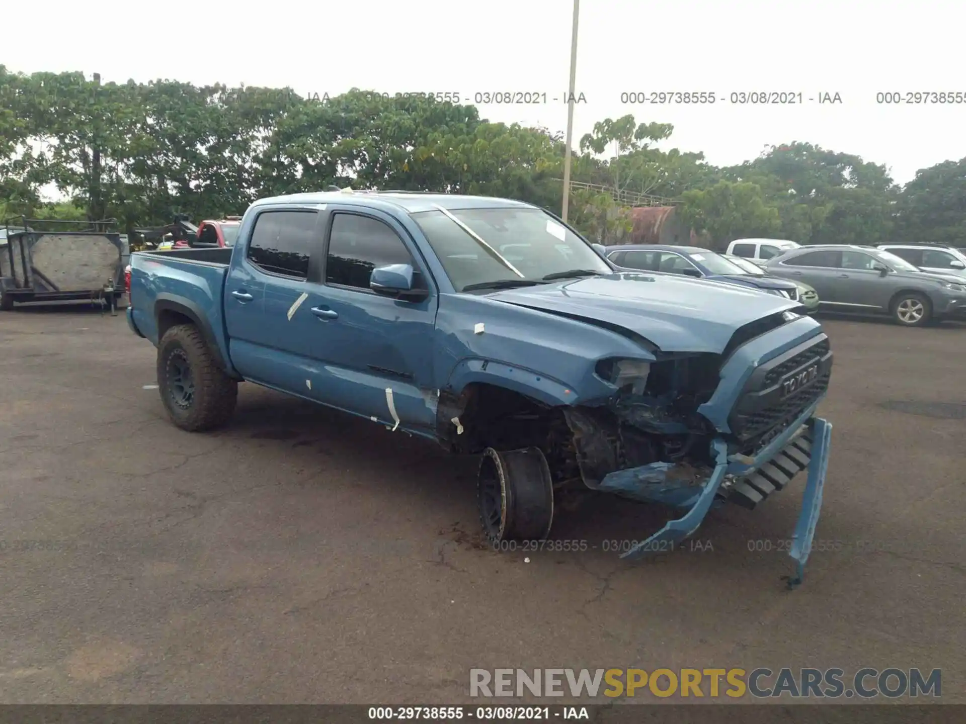 1 Фотография поврежденного автомобиля 3TMCZ5AN3KM213230 TOYOTA TACOMA 4WD 2019